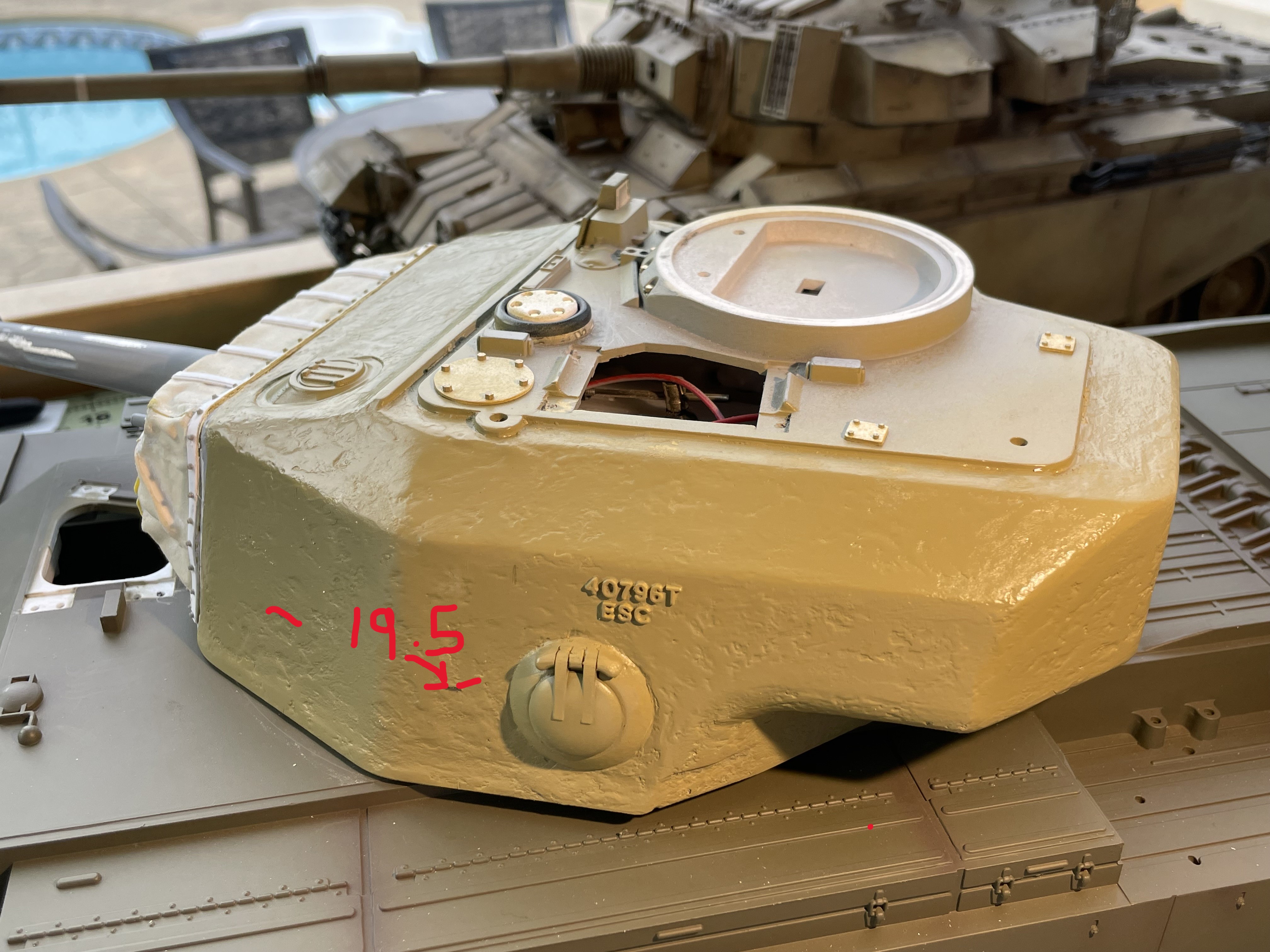 1/16 RC IDF Late Sho't Meteor Centurion with 105mm - build