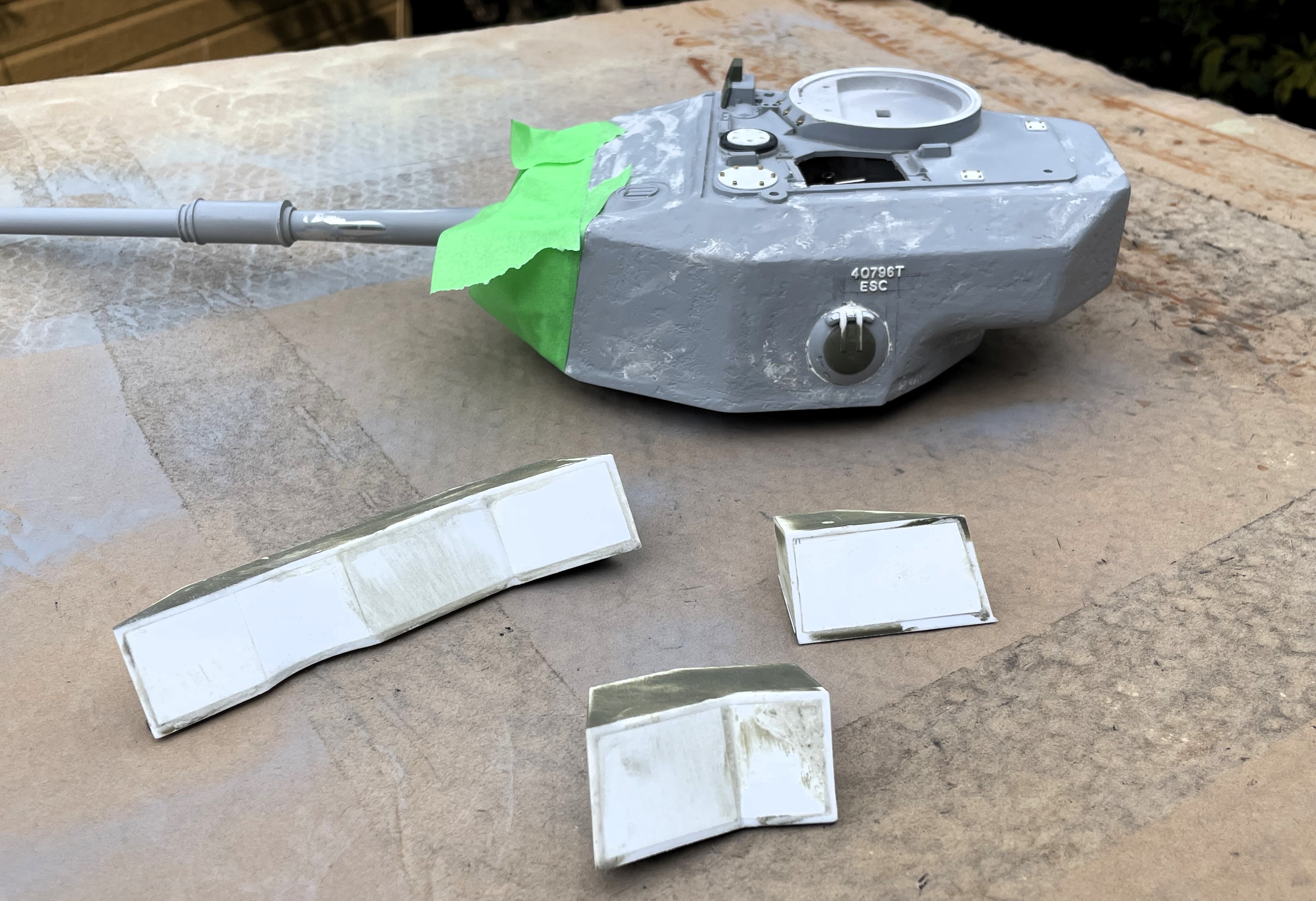 1/16 RC IDF Late Sho't Meteor Centurion with 105mm - build
