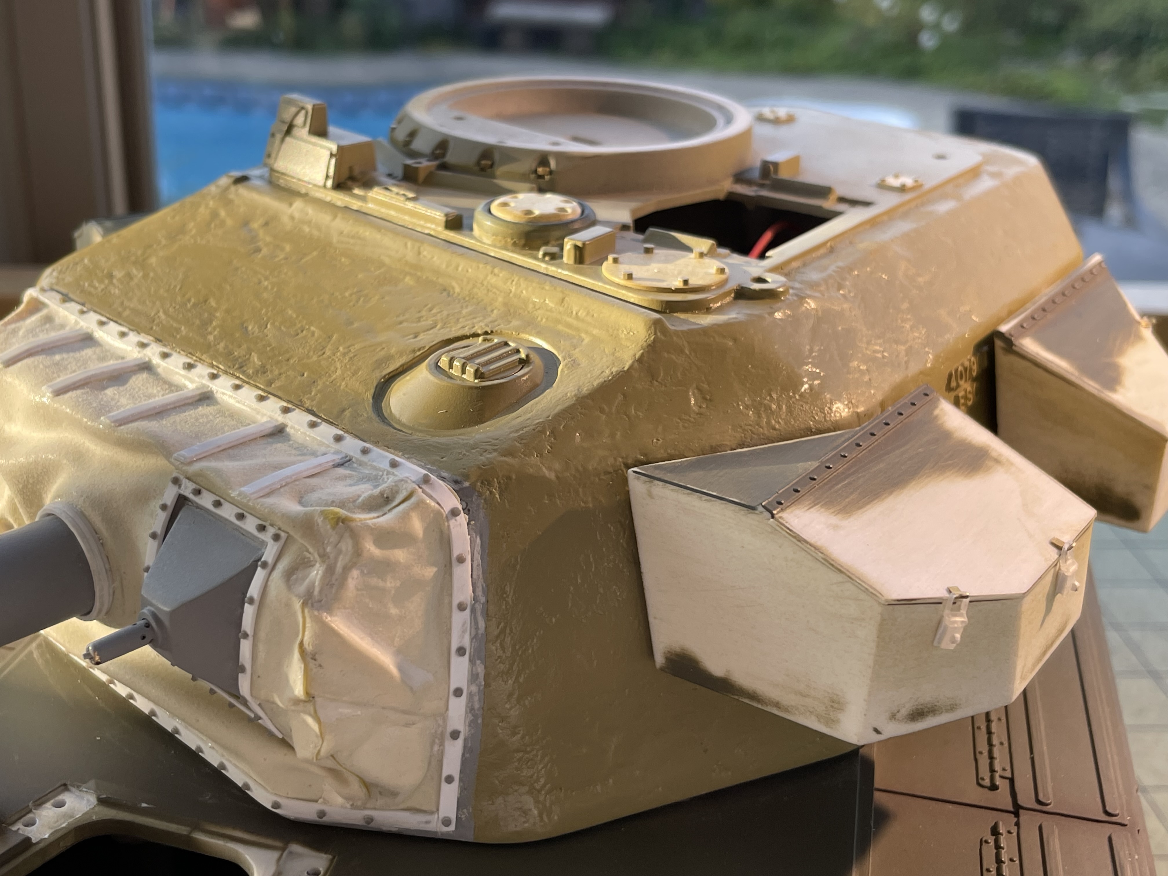 1/16 RC IDF Late Sho't Meteor Centurion with 105mm - build