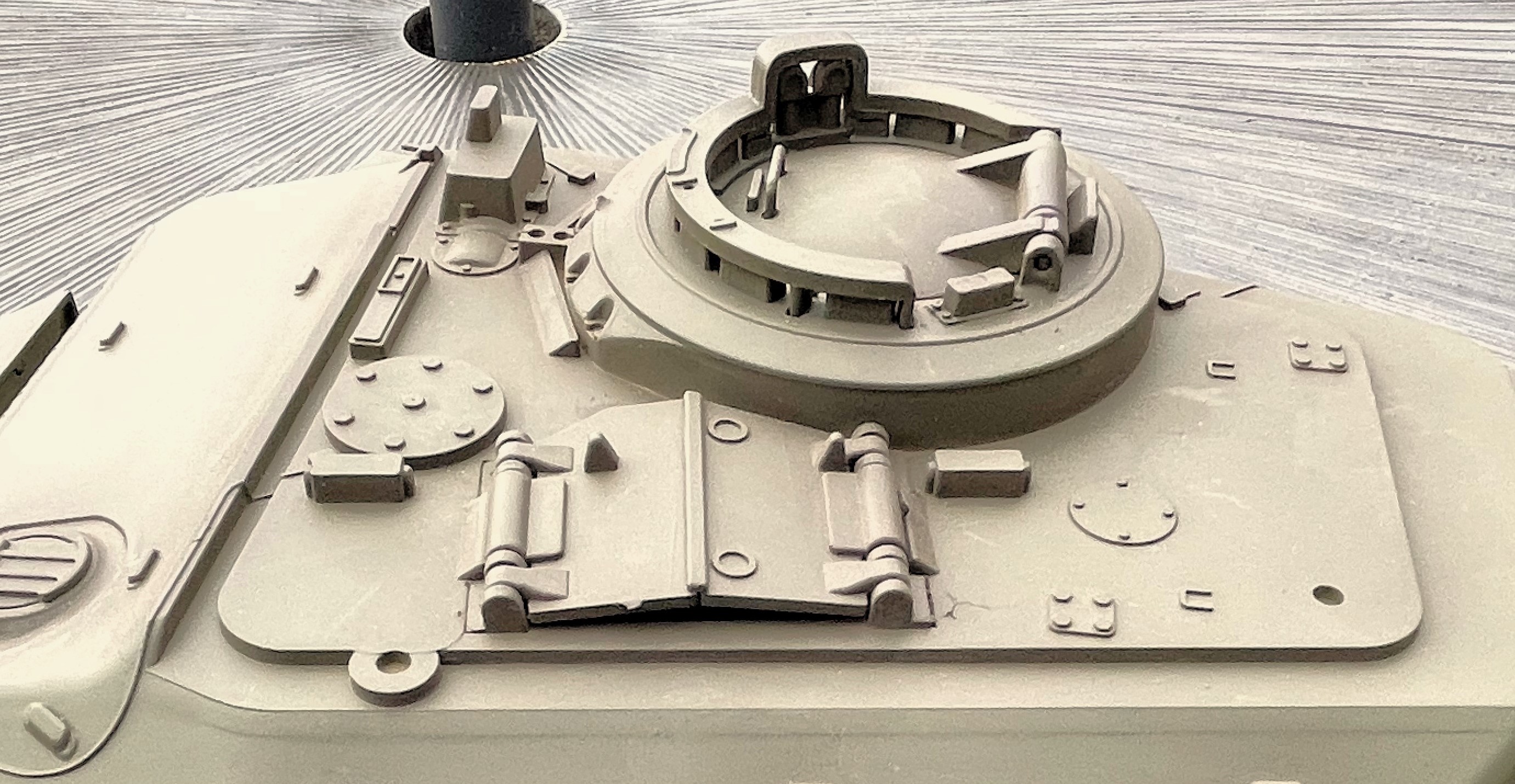 1/16 RC IDF Late Sho't Meteor Centurion with 105mm - build