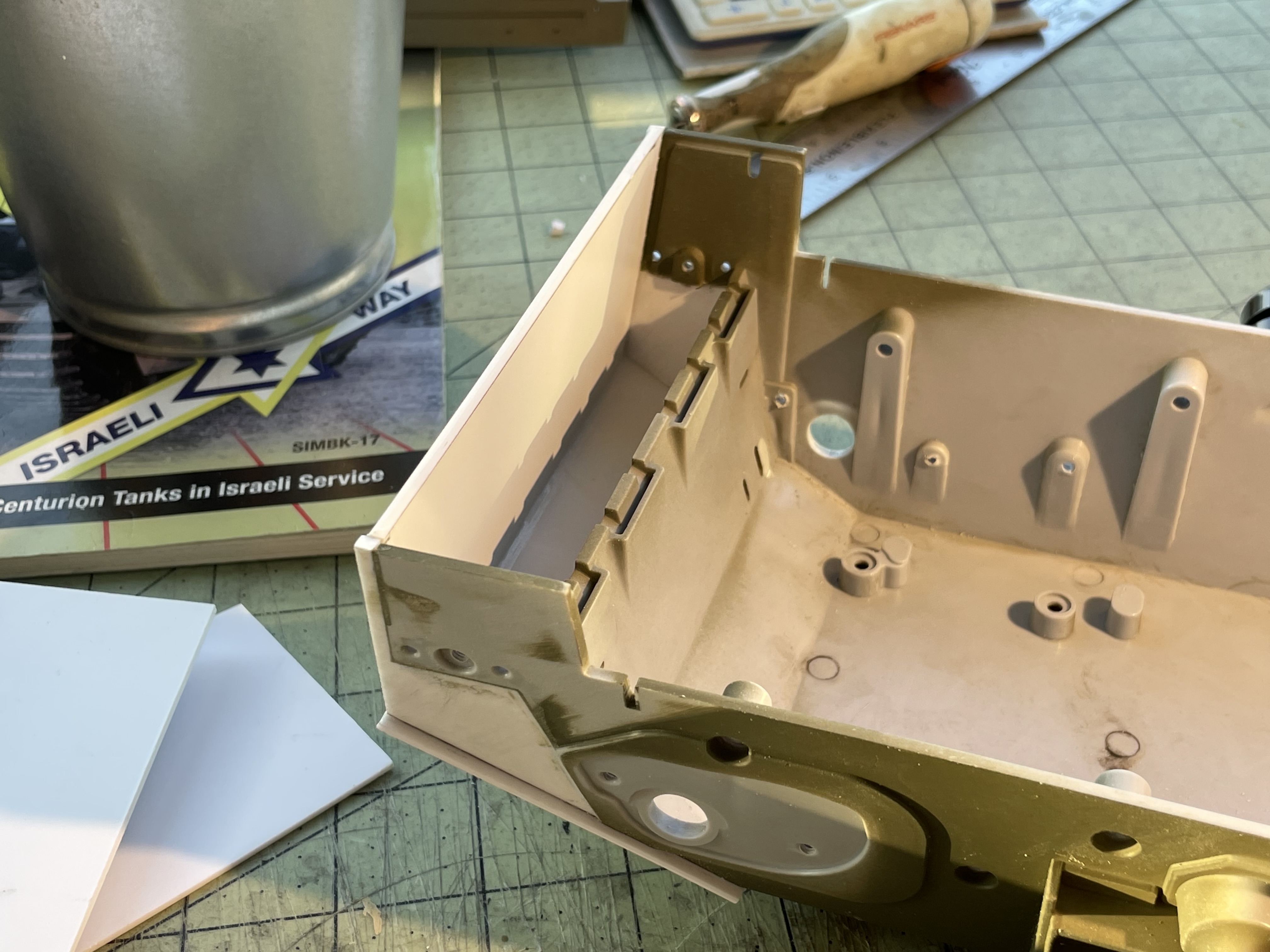 1/16 RC IDF Late Sho't Meteor Centurion with 105mm - build