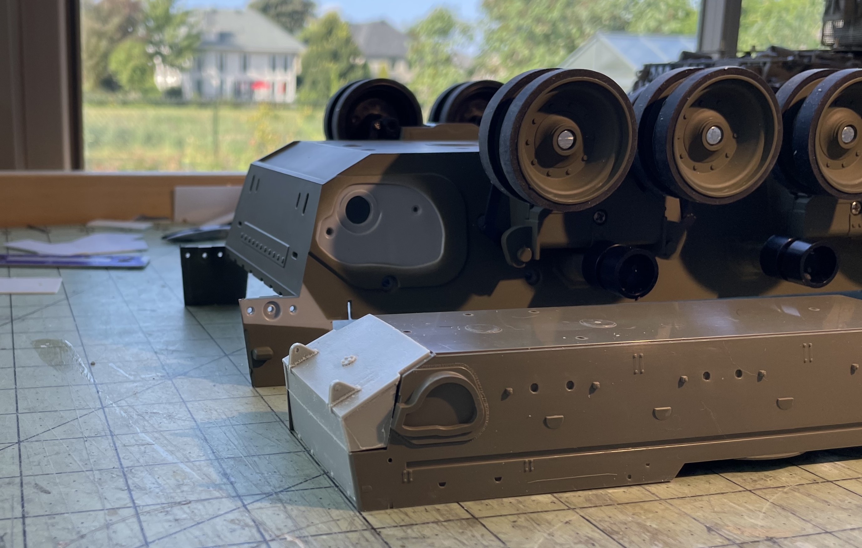 1/16 RC IDF Late Sho't Meteor Centurion with 105mm - build