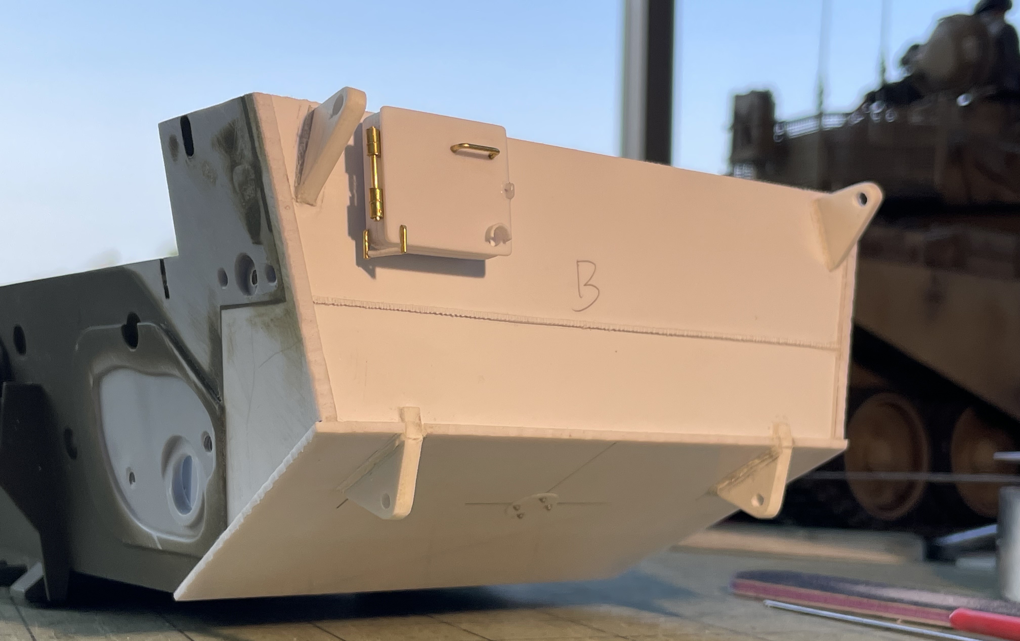 1/16 RC IDF Late Sho't Meteor Centurion with 105mm - build