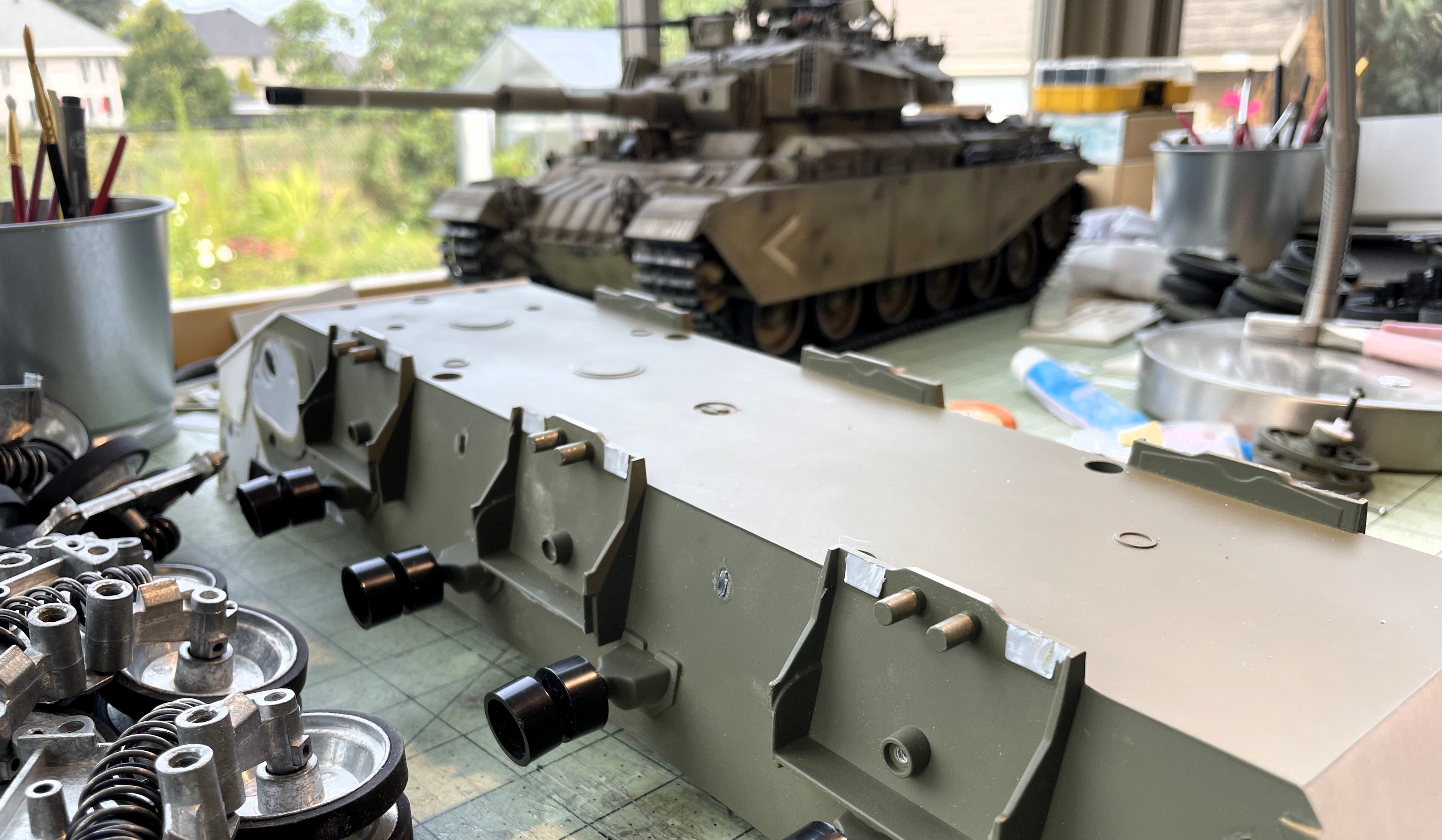 1/16 RC IDF Late Sho't Meteor Centurion with 105mm - build