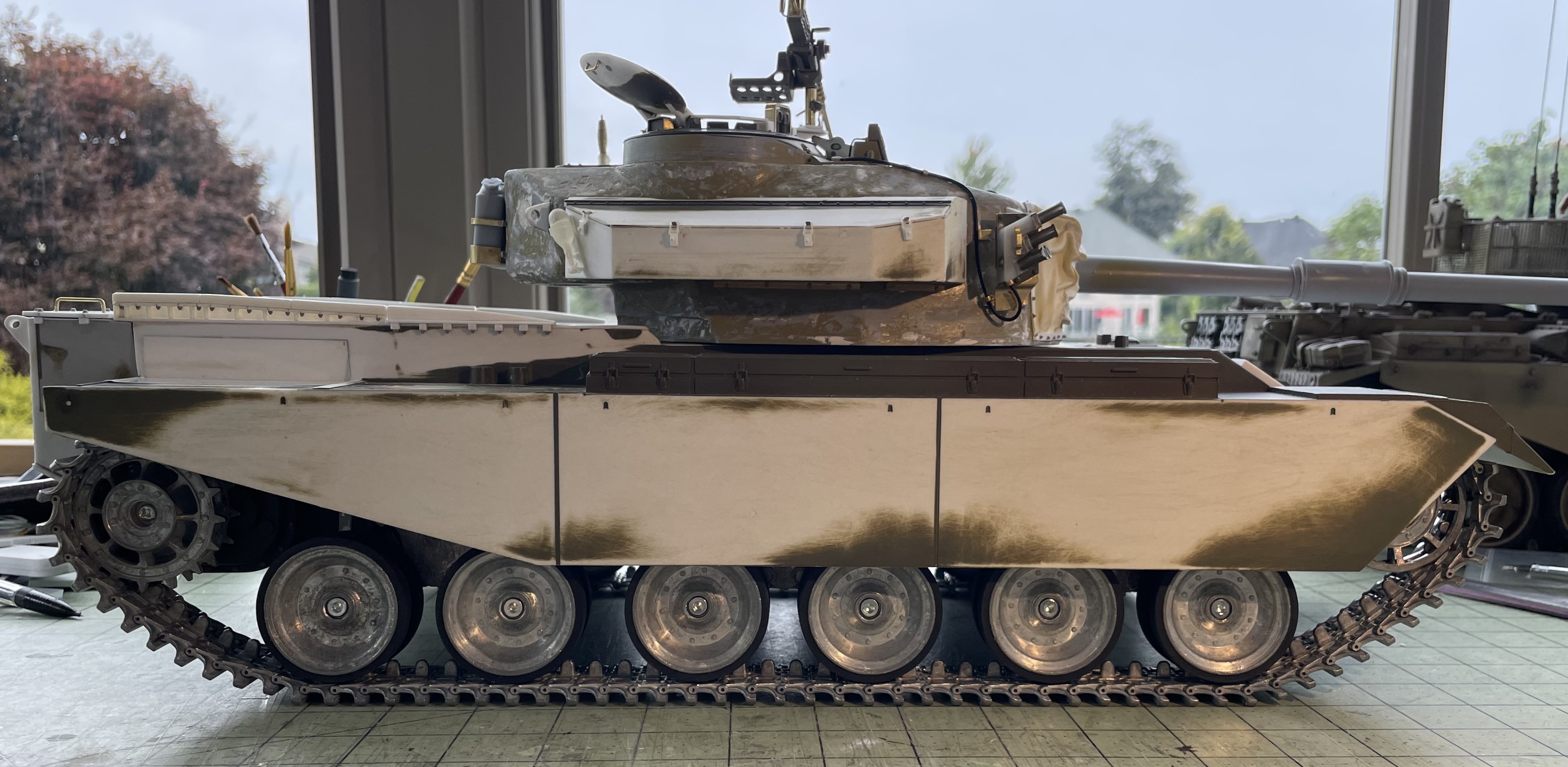 1/16 RC IDF Late Sho't Meteor Centurion with 105mm - build
