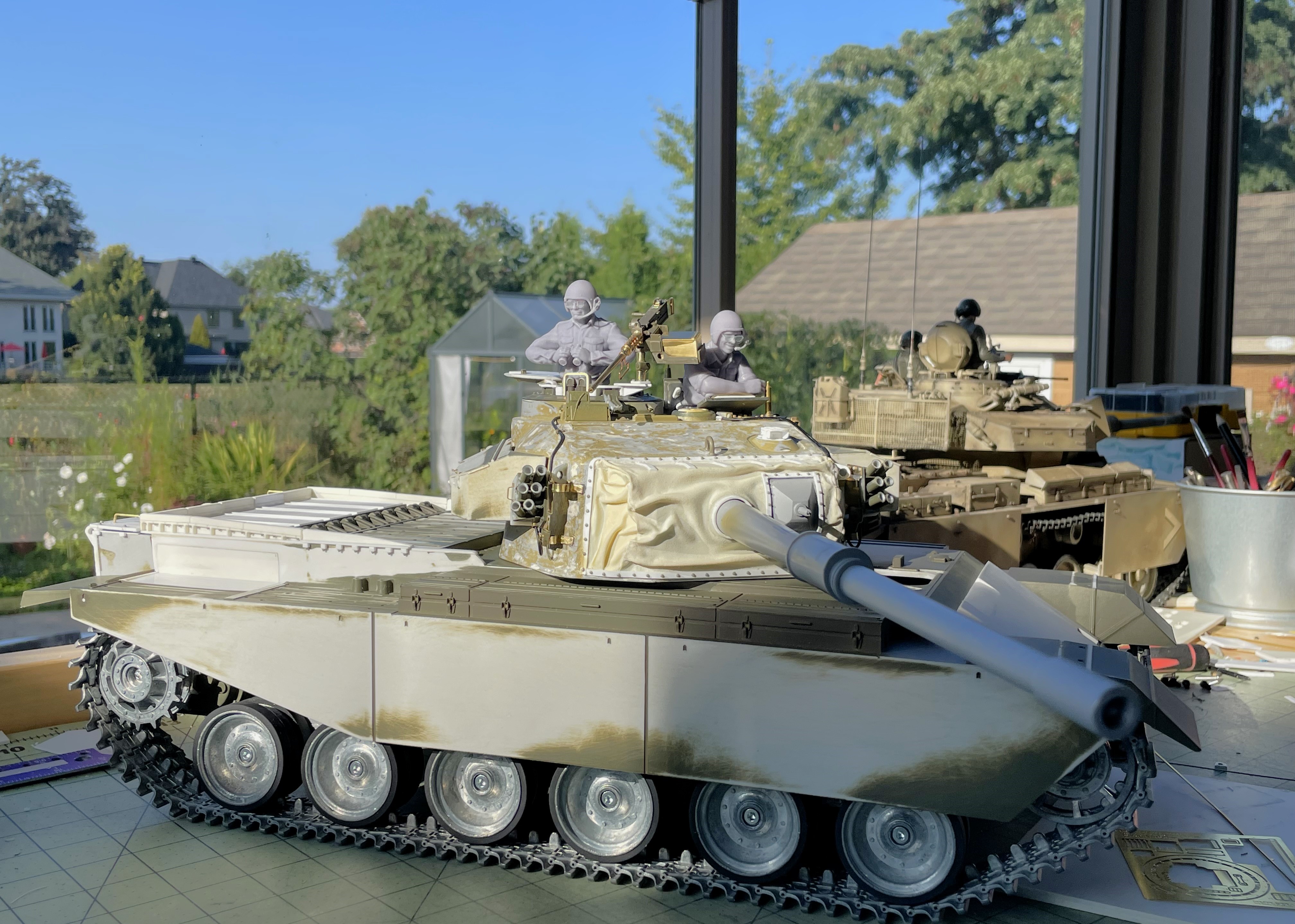 1/16 RC IDF Late Sho't Meteor Centurion with 105mm - build