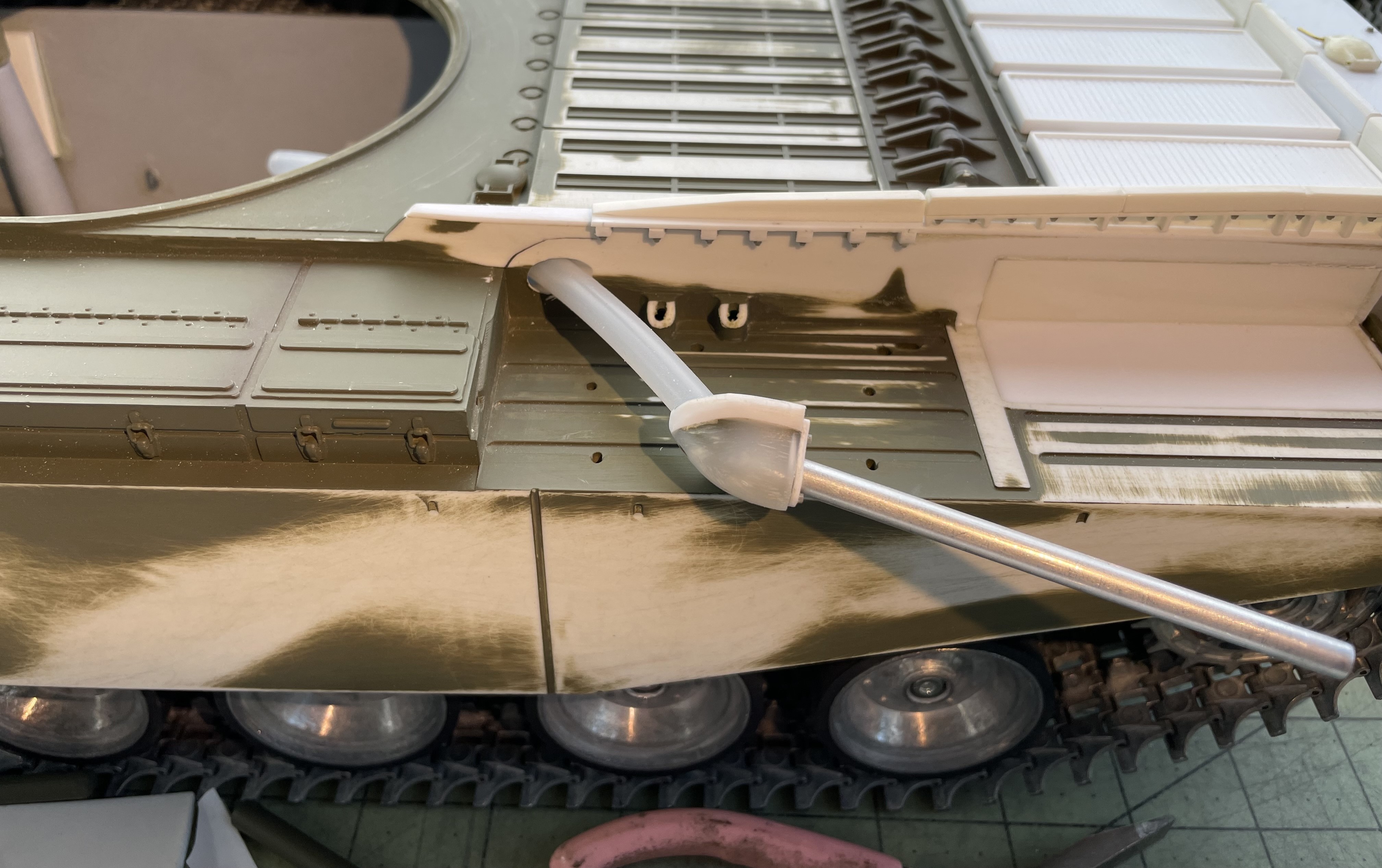 1/16 RC IDF Late Sho't Meteor Centurion with 105mm - build