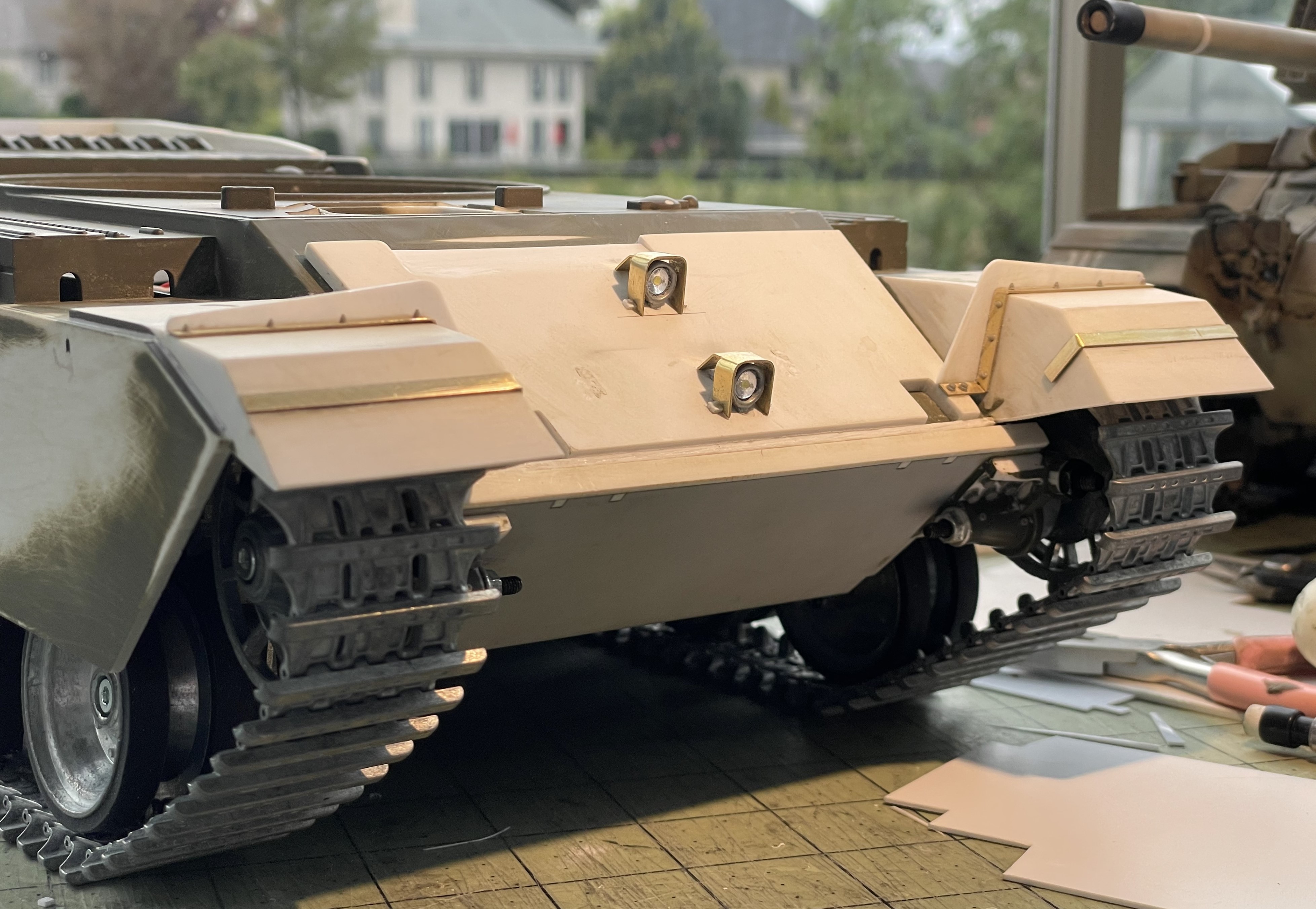 1/16 RC IDF Late Sho't Meteor Centurion with 105mm - build