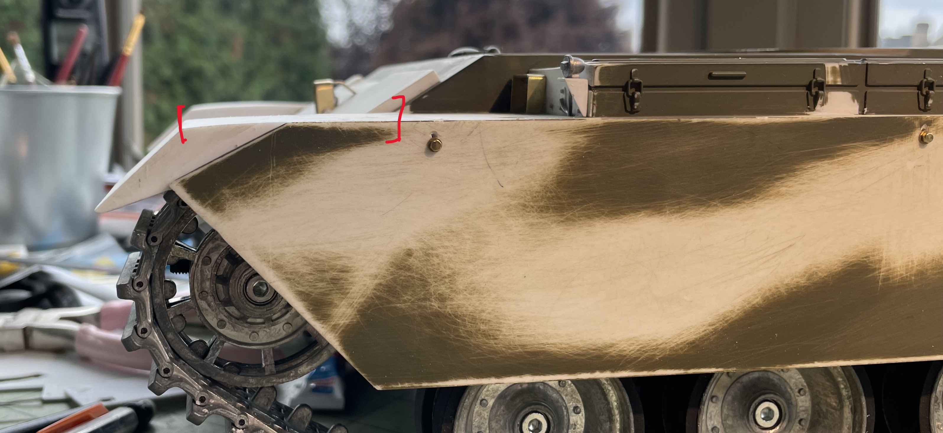 1/16 RC IDF Late Sho't Meteor Centurion with 105mm - build