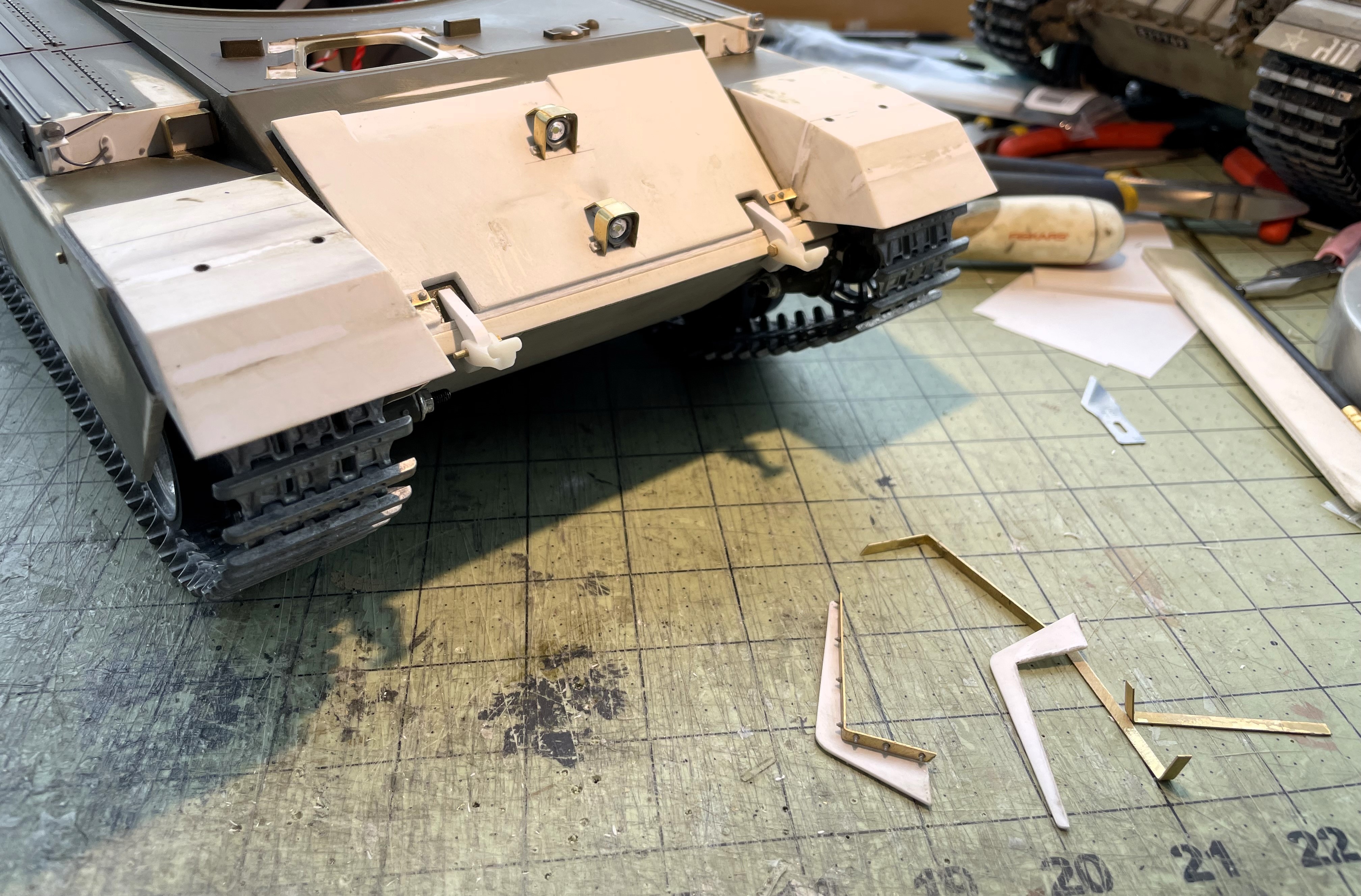 1/16 RC IDF Late Sho't Meteor Centurion with 105mm - build