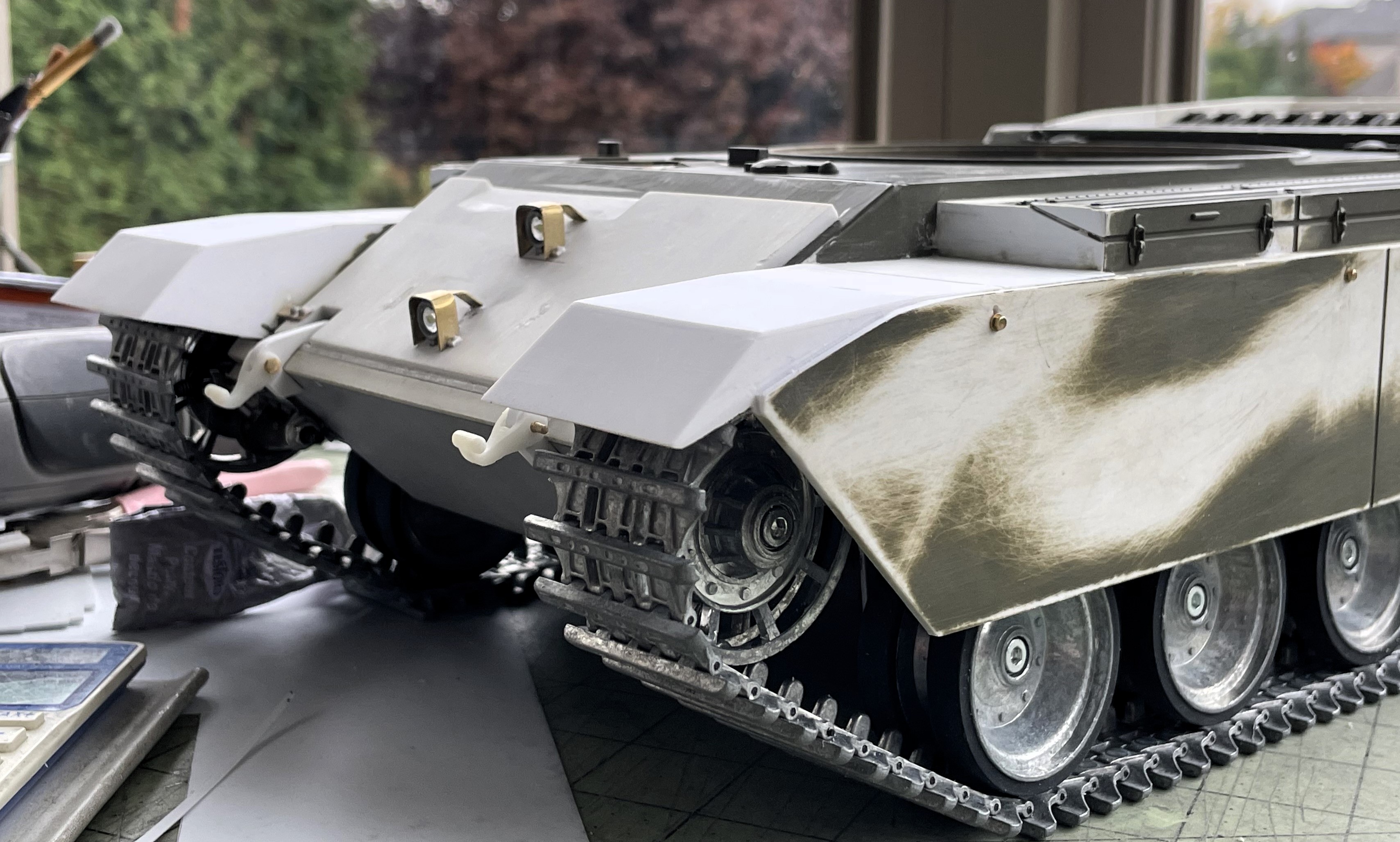 1/16 RC IDF Late Sho't Meteor Centurion with 105mm - build