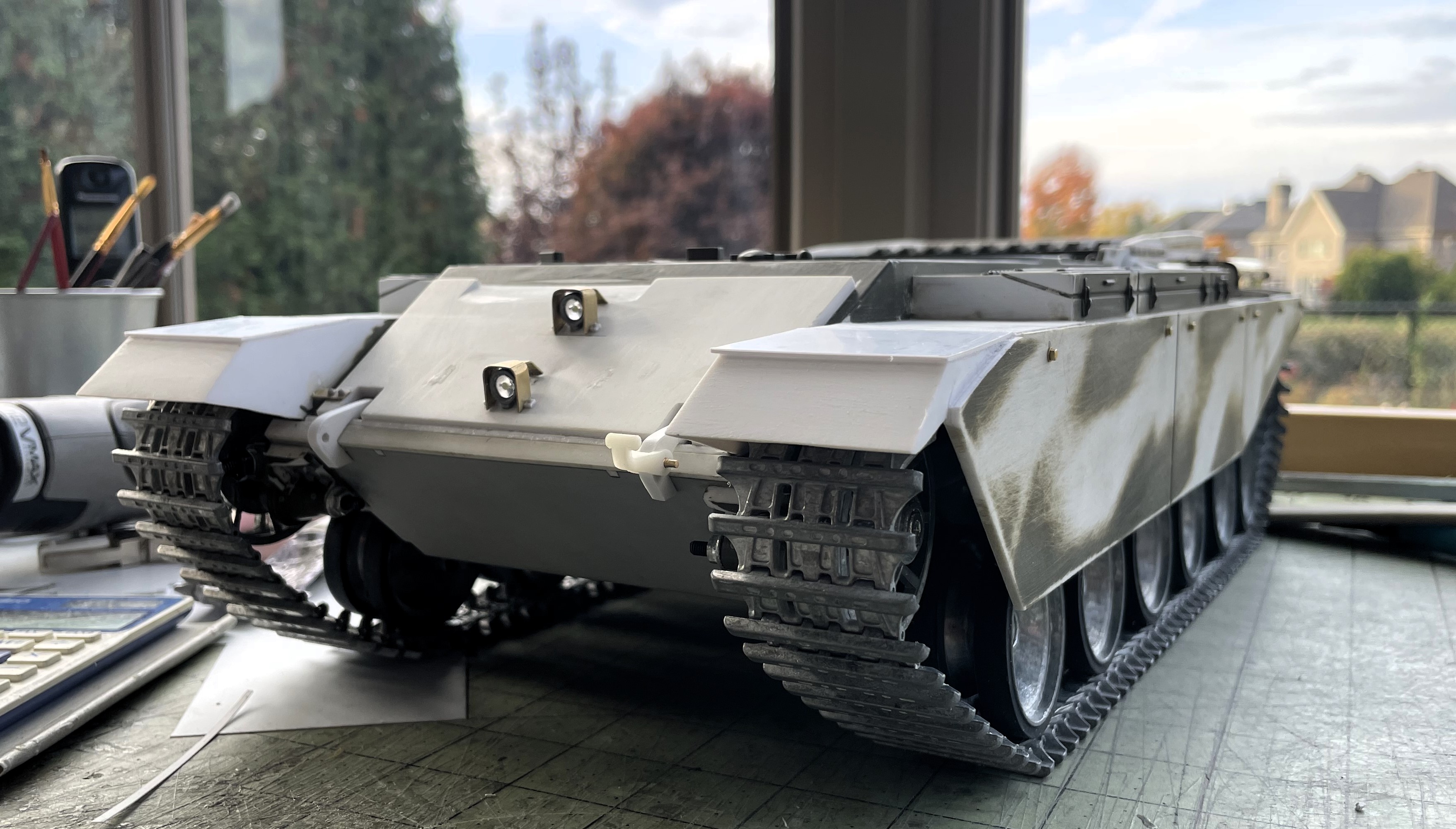 1/16 RC IDF Late Sho't Meteor Centurion with 105mm - build