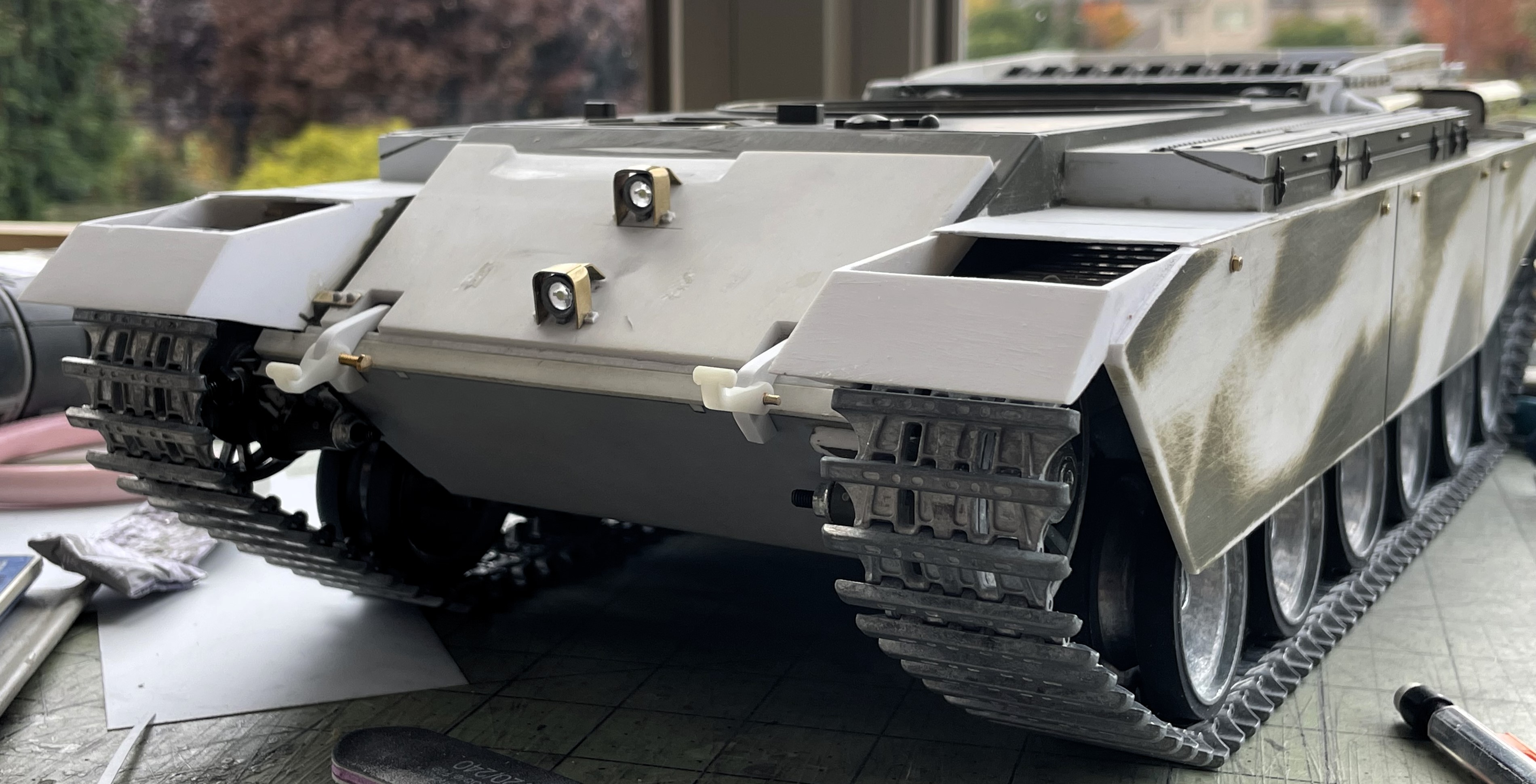 1/16 RC IDF Late Sho't Meteor Centurion with 105mm - build