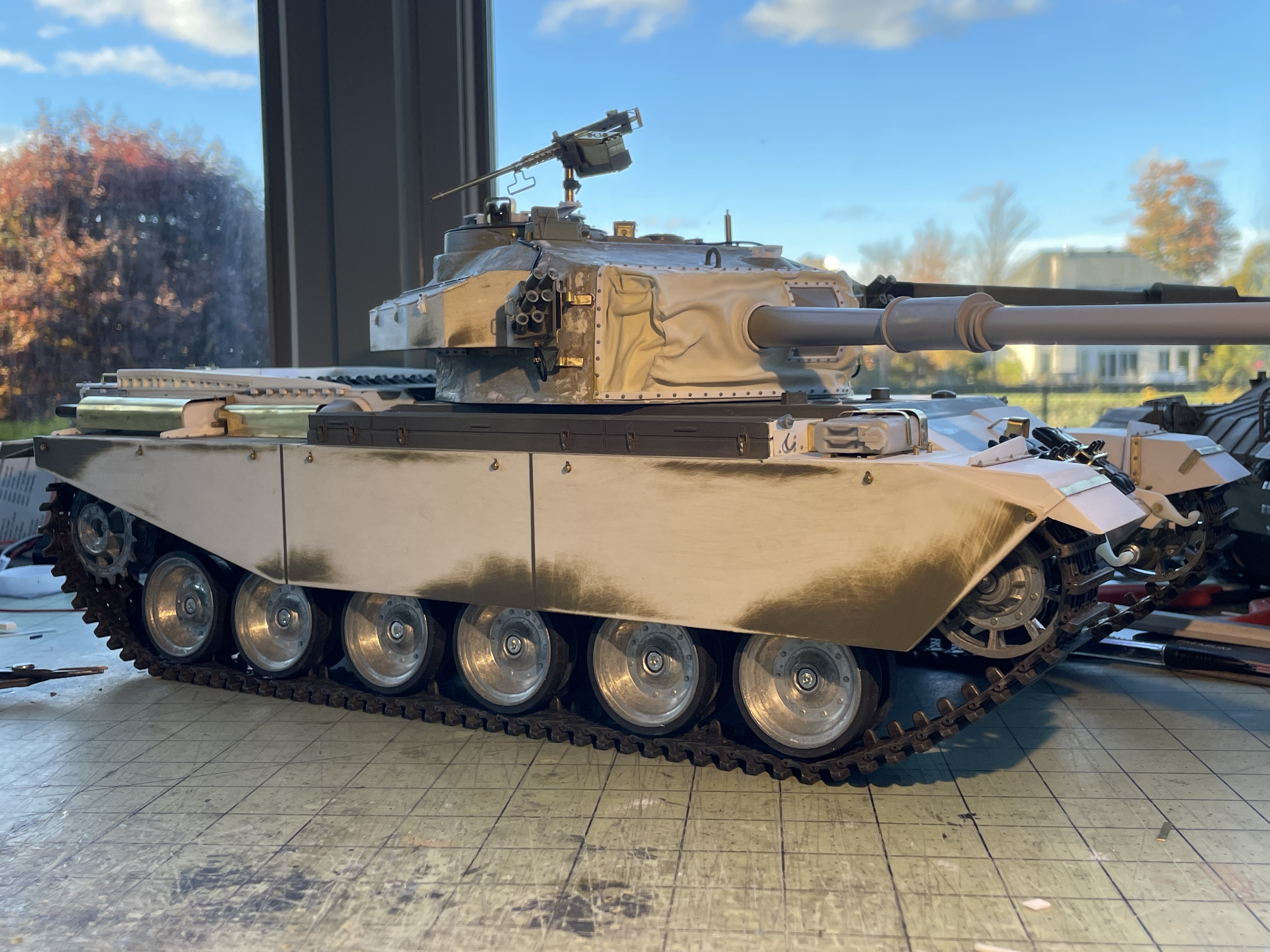 1/16 RC IDF Late Sho't Meteor Centurion with 105mm - build