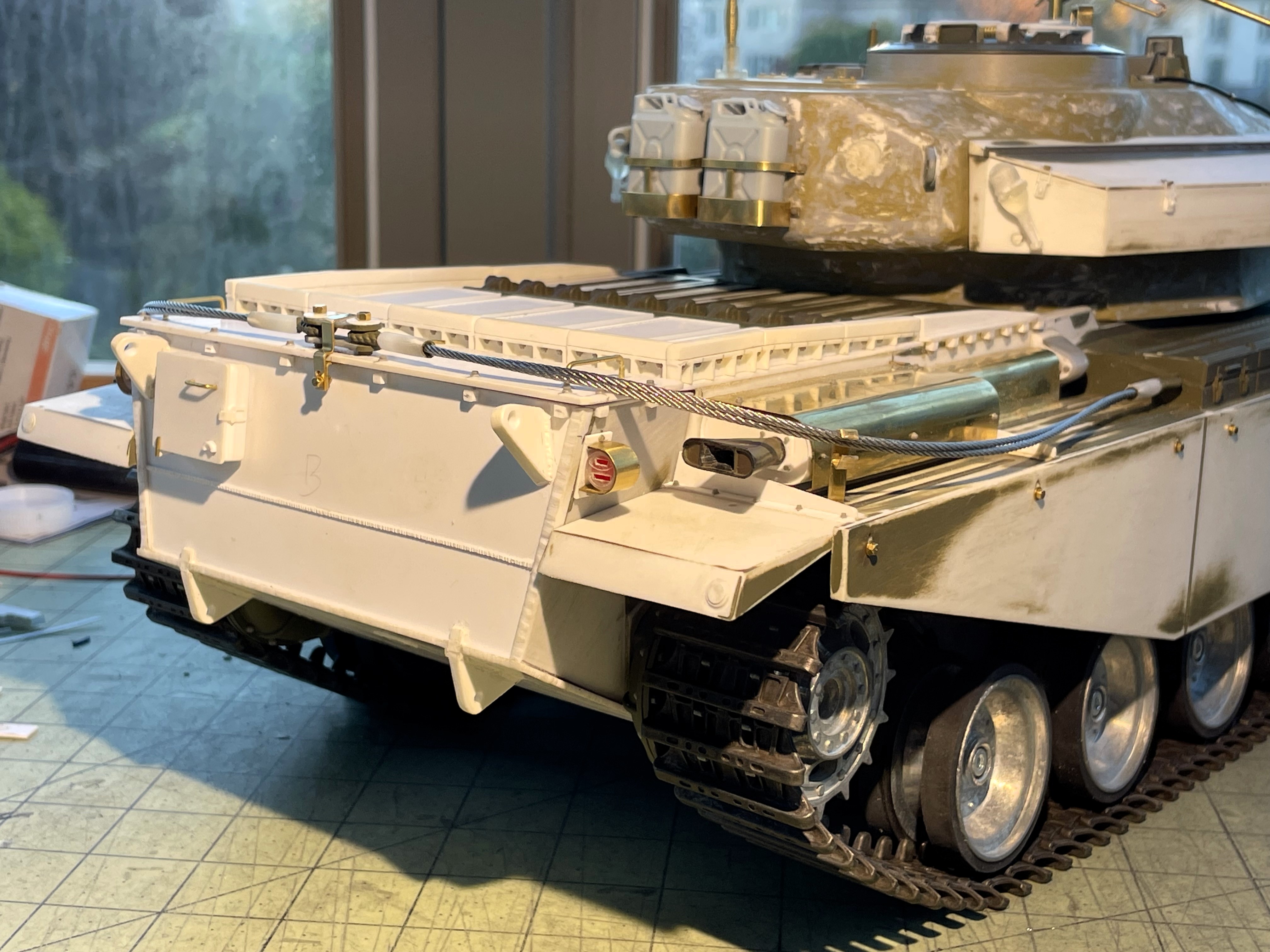 1/16 RC IDF Late Sho't Meteor Centurion with 105mm - build