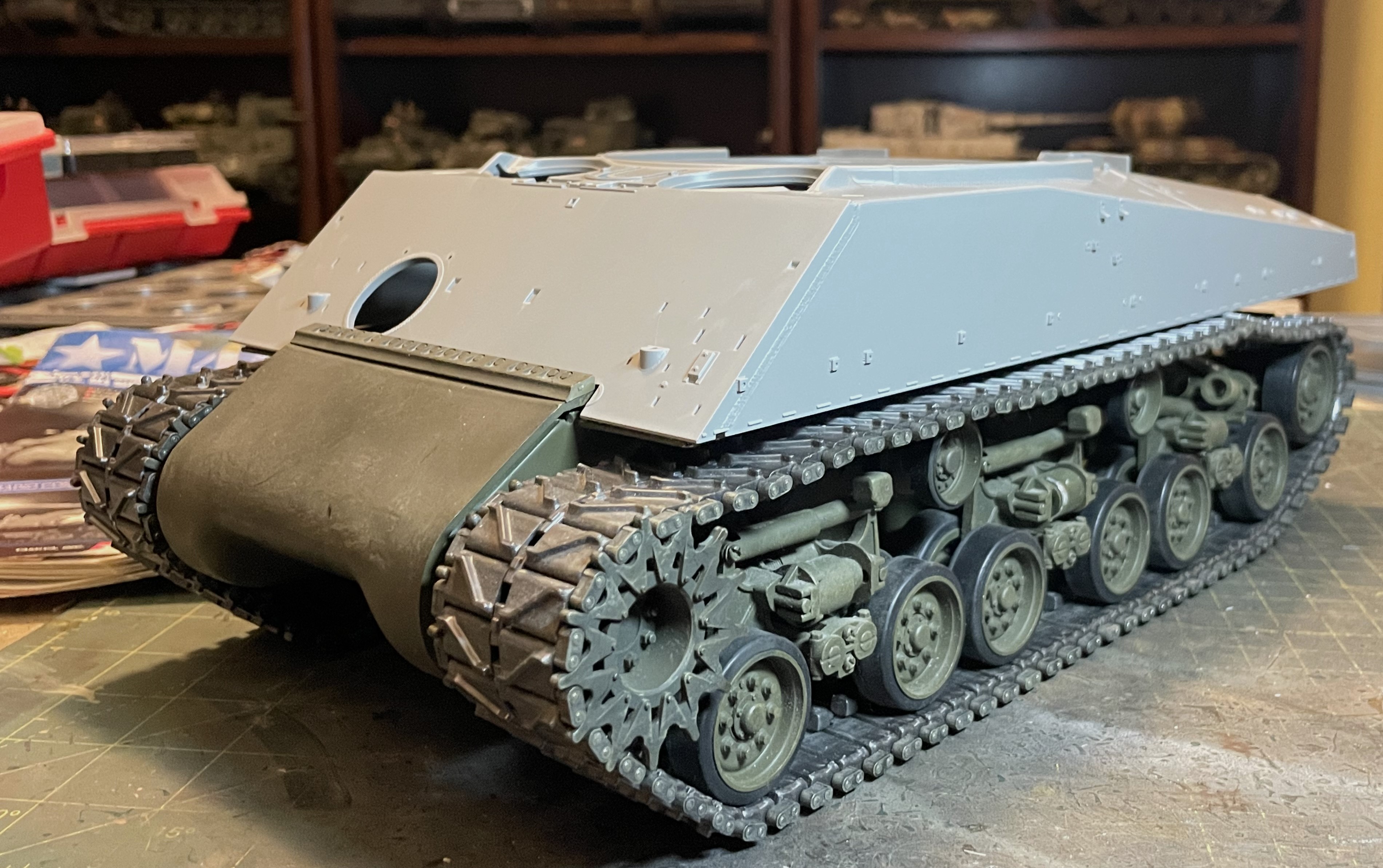 1/16 RC M4A3E8 Korean war - Restoring Tamiya M4 with Takom kit - build