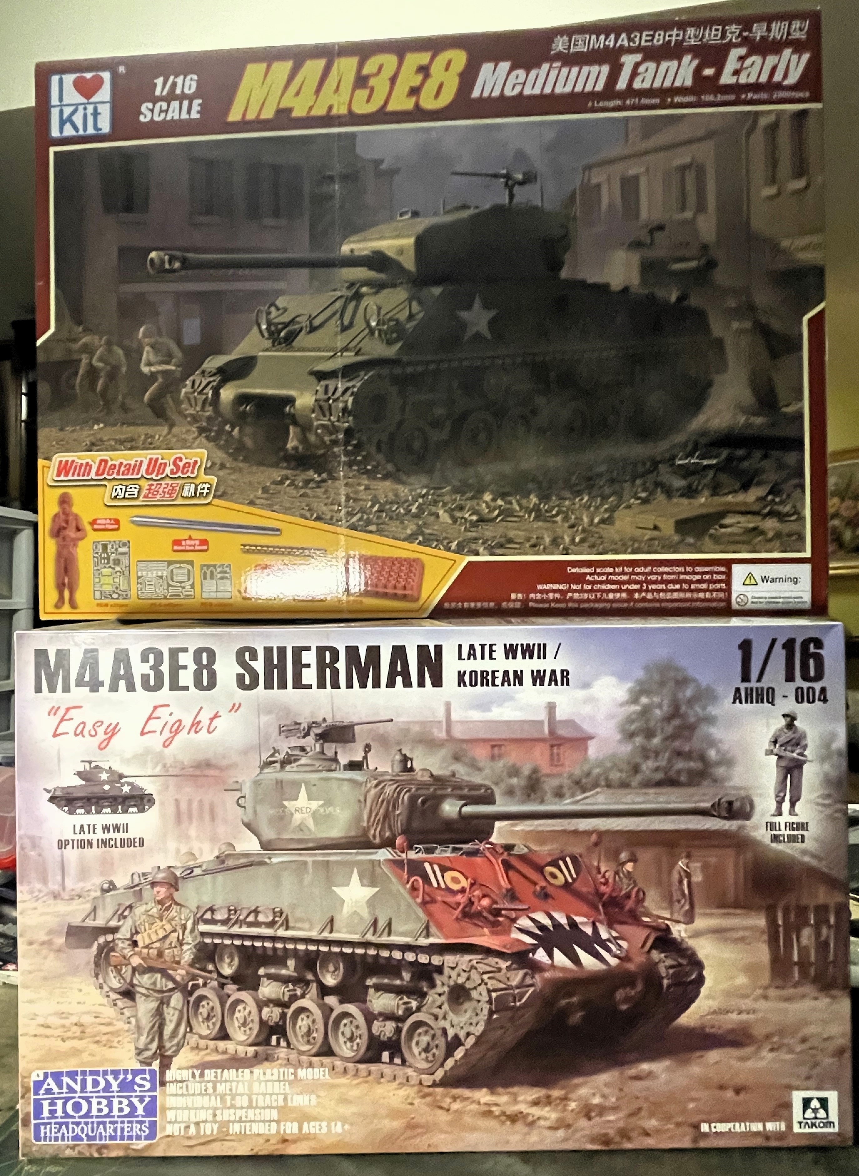 1/16 RC M4A3E8 Korean war - Restoring Tamiya M4 with Takom kit - build