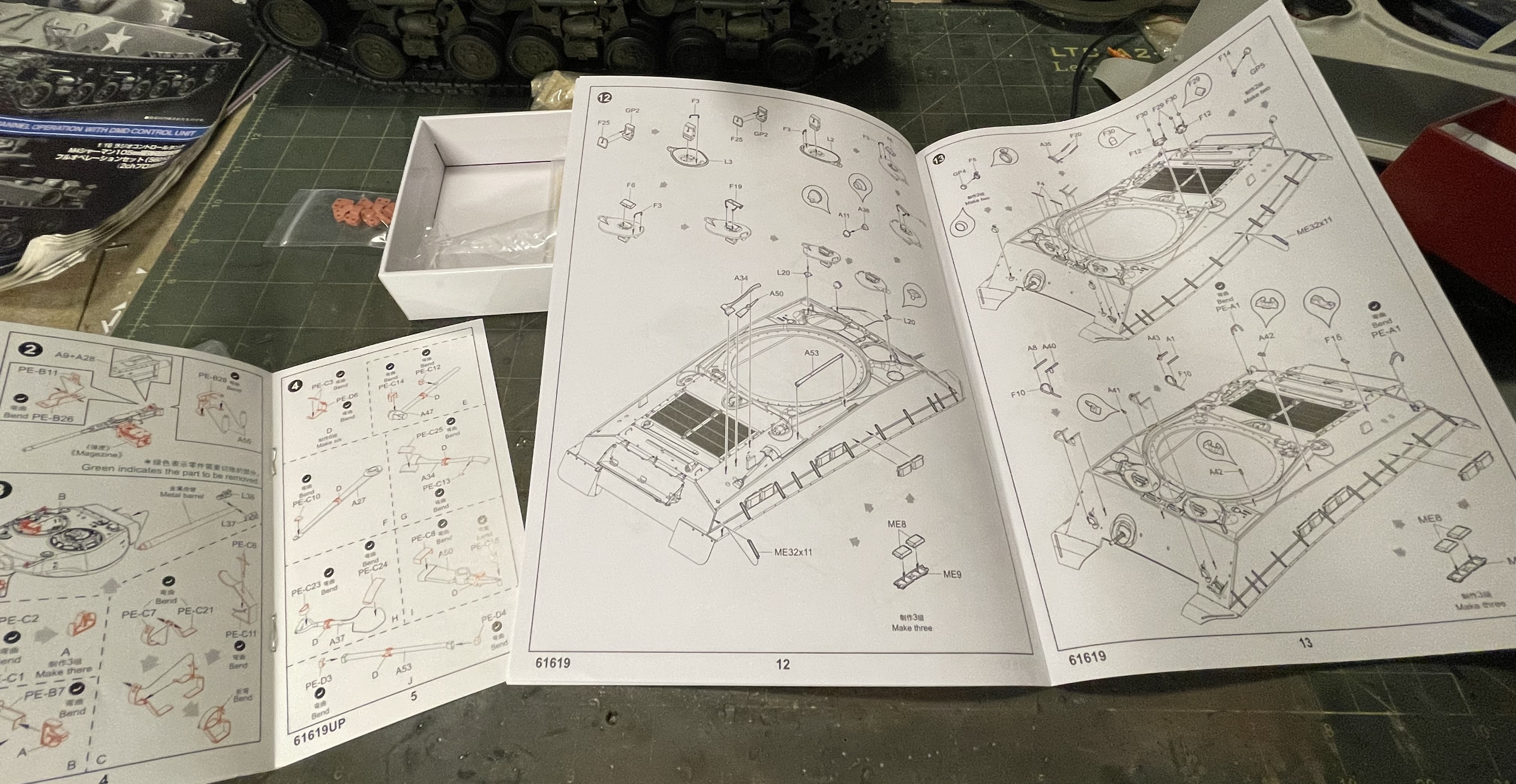 1/16 RC M4A3E8 Korean war - Restoring Tamiya M4 with Takom kit - build