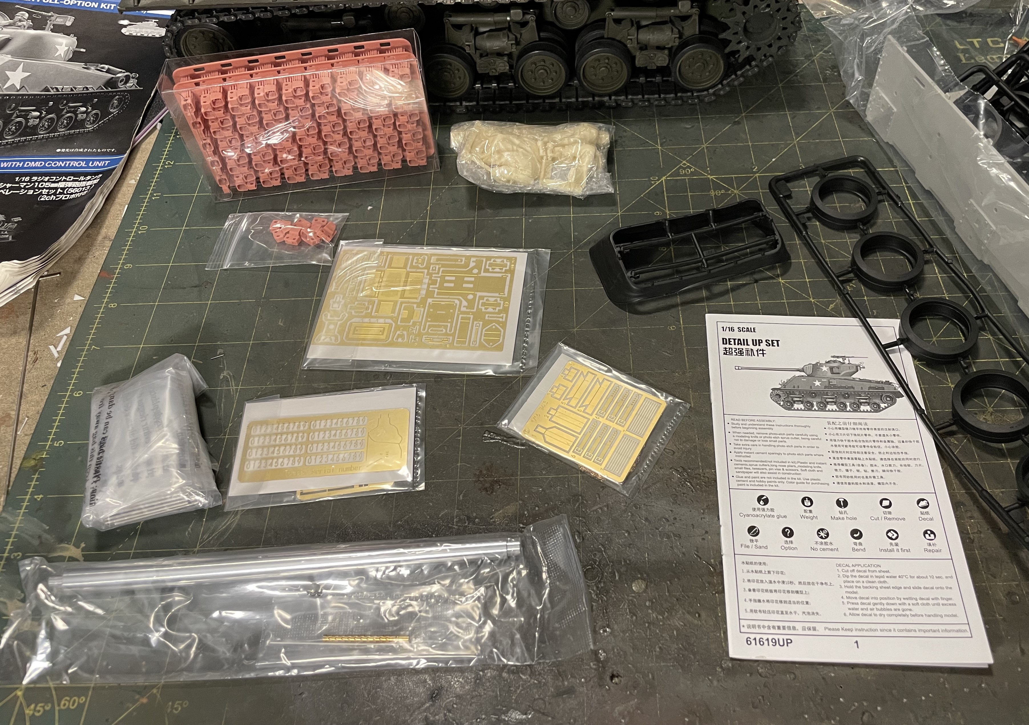 1/16 RC M4A3E8 Korean war - Restoring Tamiya M4 with Takom kit - build
