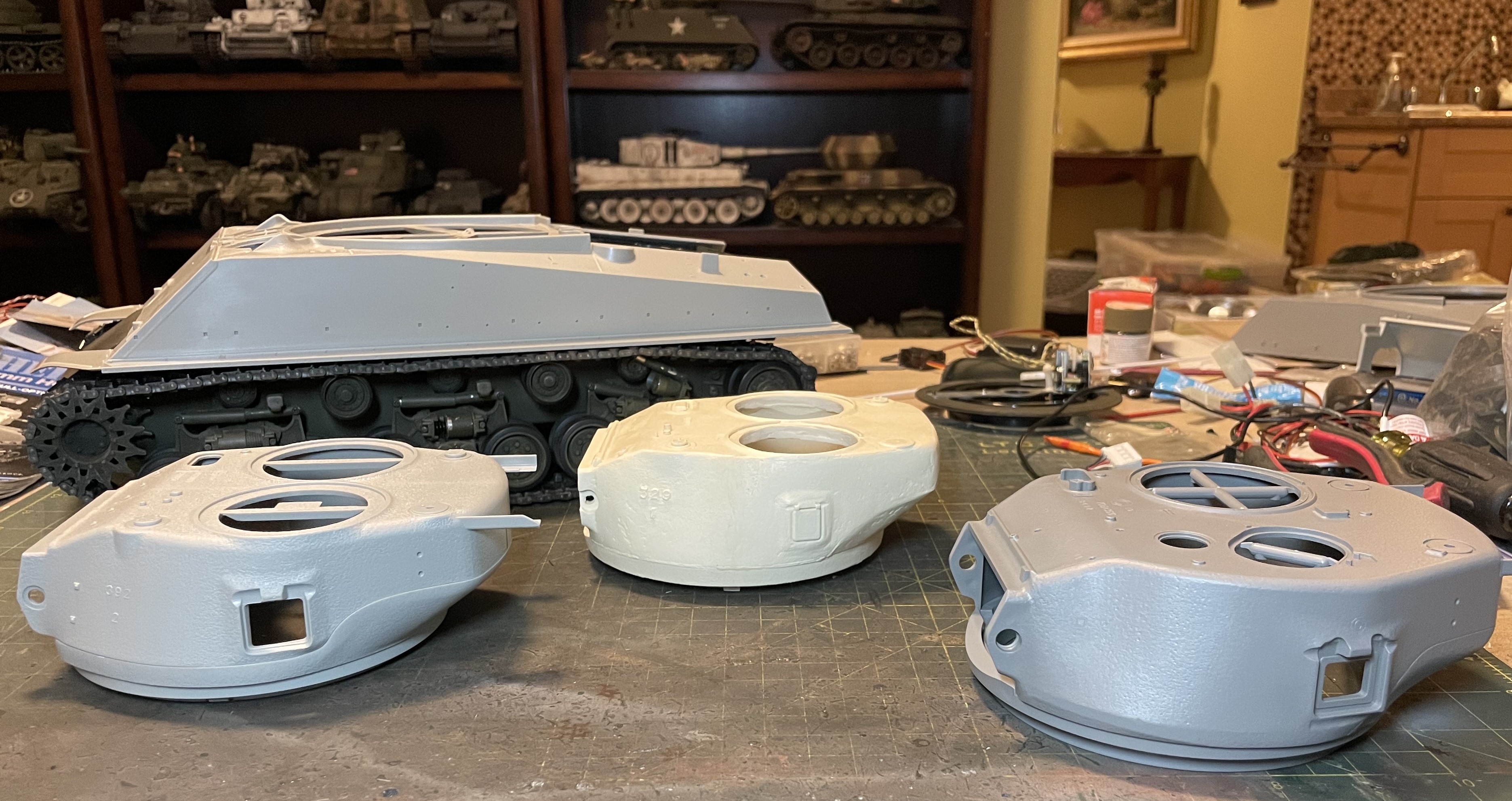 1/16 RC M4A3E8 Korean war - Restoring Tamiya M4 with Takom kit - build