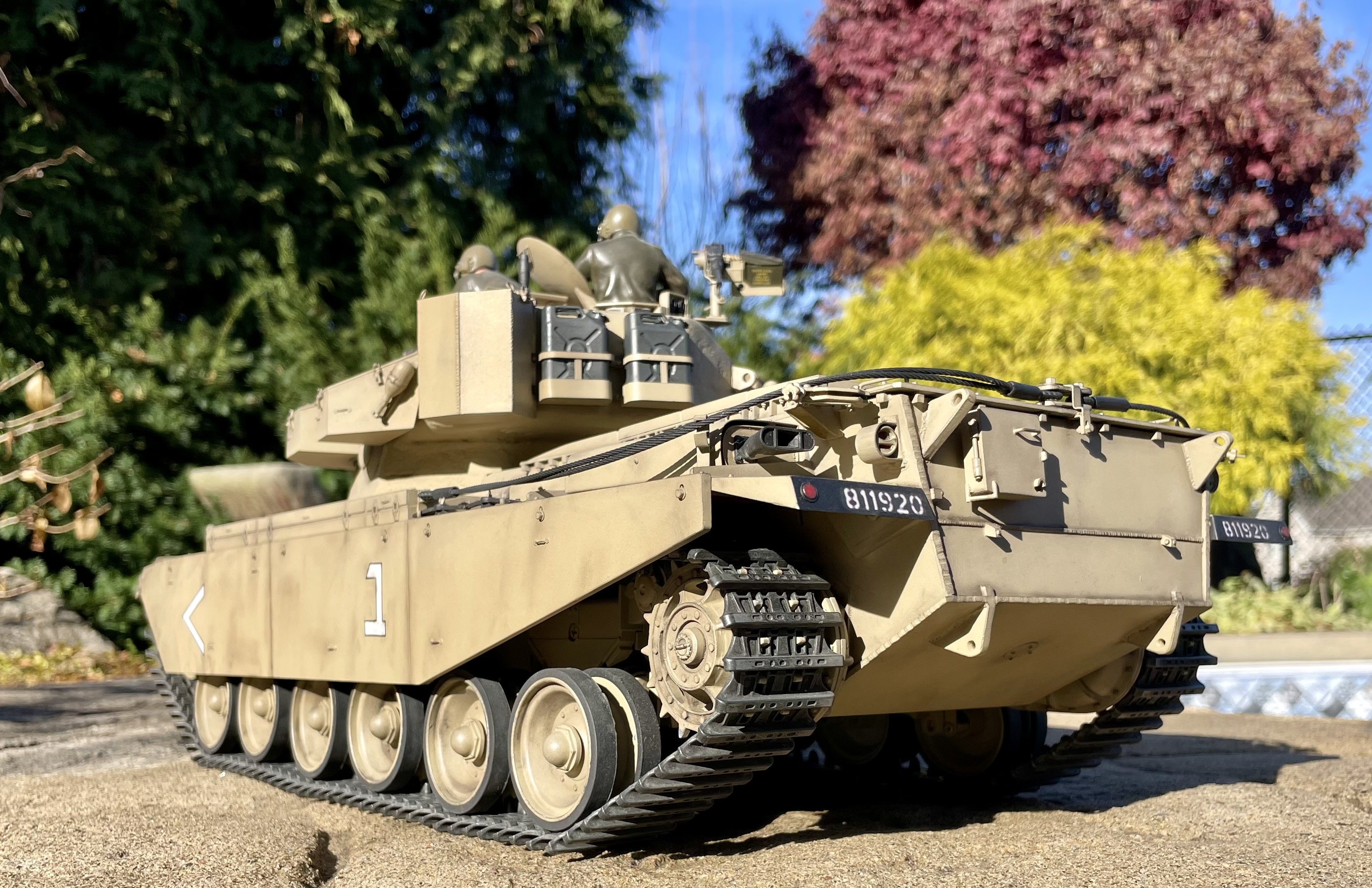 1/16 RC IDF Late Sho't Meteor Centurion with 105mm - build