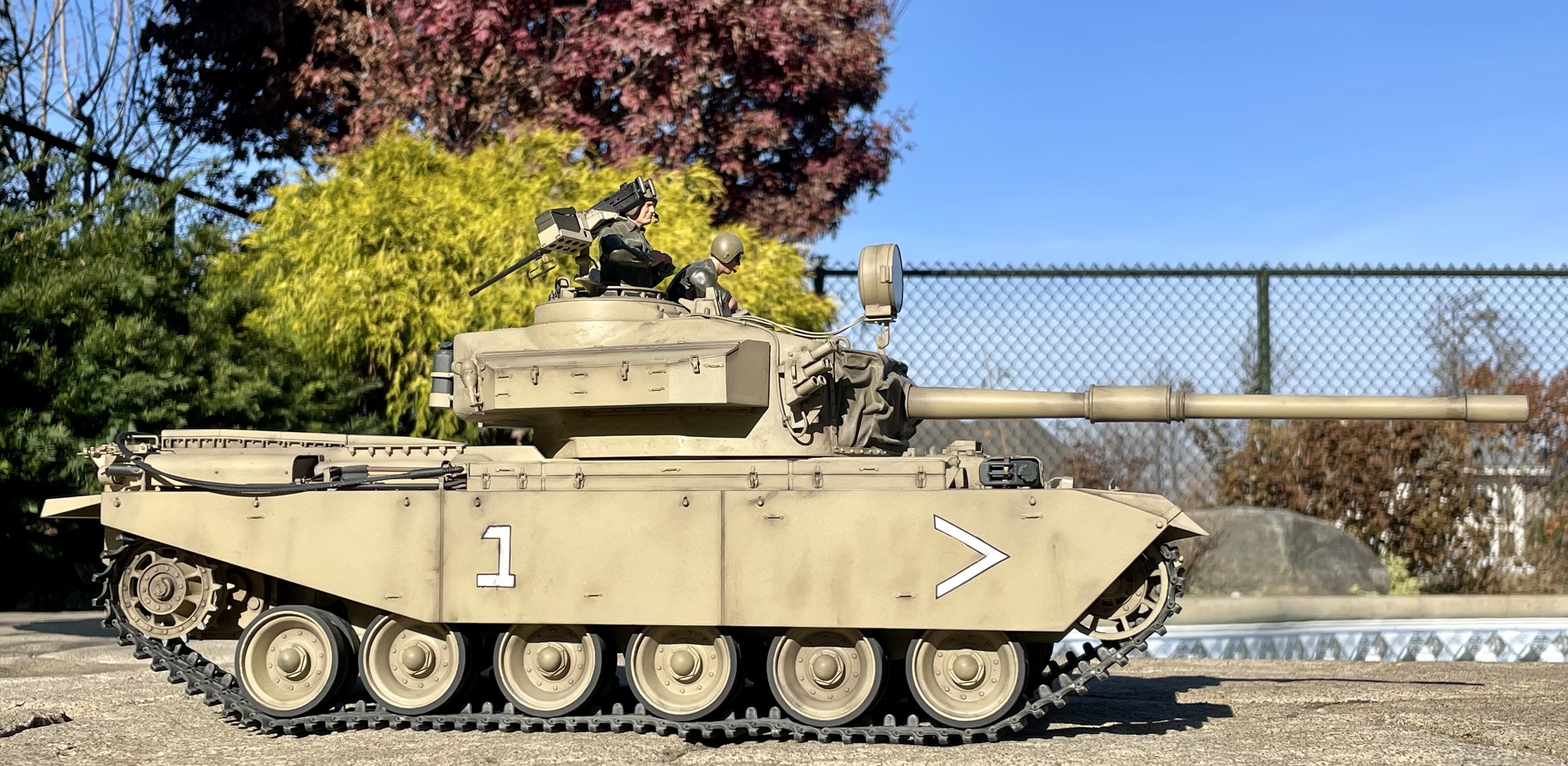 1/16 RC IDF Late Sho't Meteor Centurion with 105mm - build