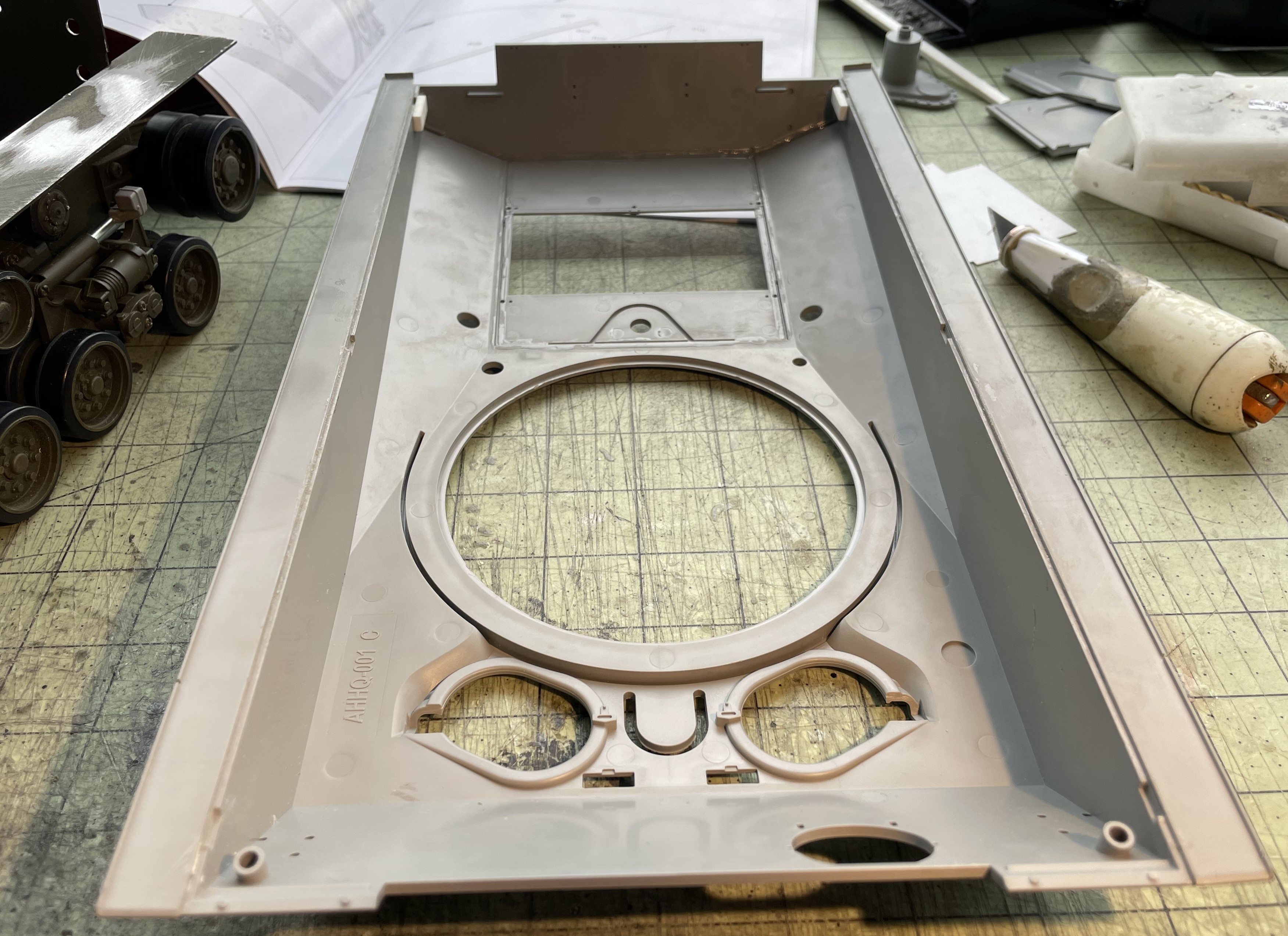 1/16 RC M4A3E8 Korean war - Restoring Tamiya M4 with Takom kit - build