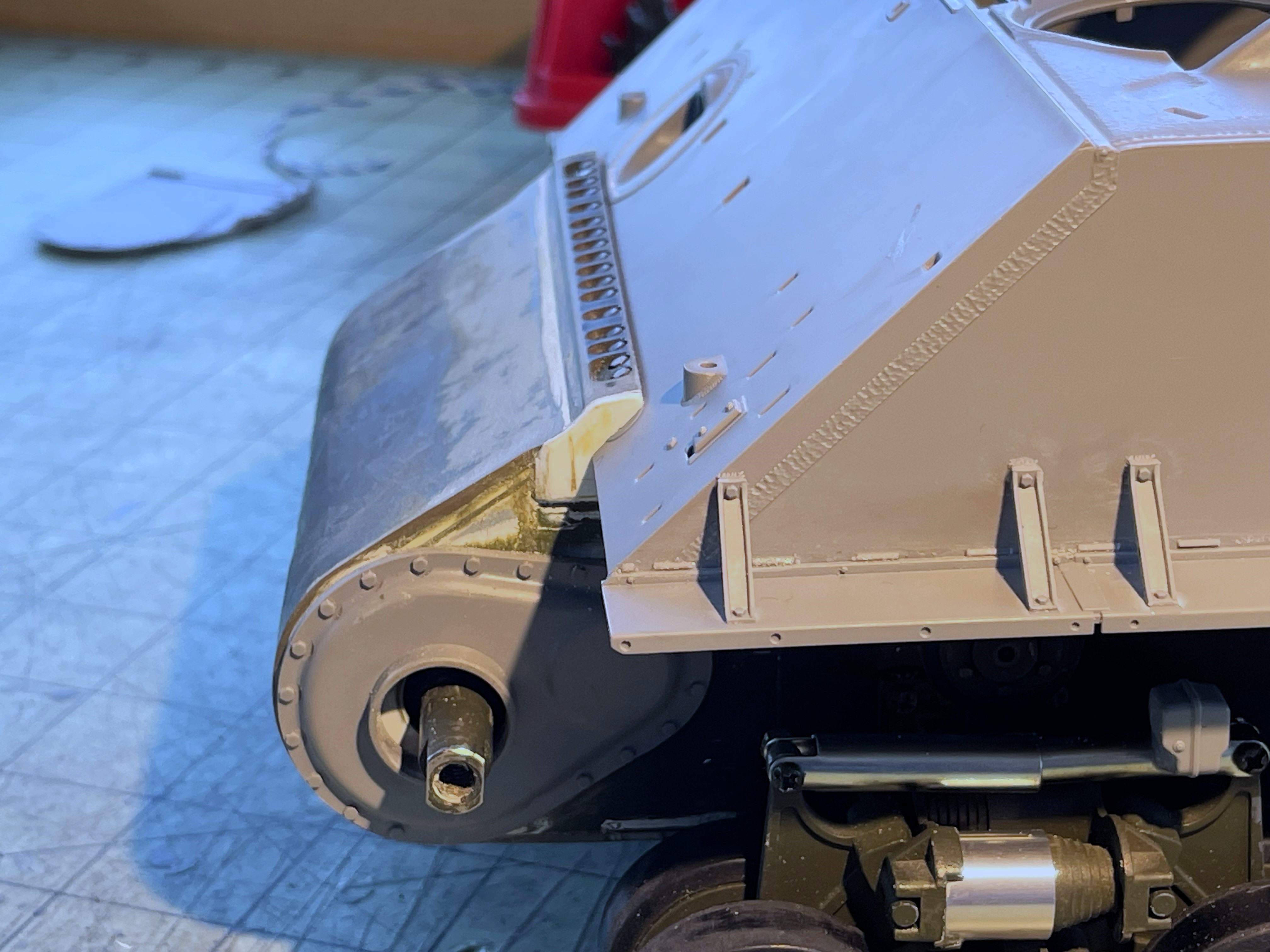 1/16 RC M4A3E8 Korean war - Restoring Tamiya M4 with Takom kit - build