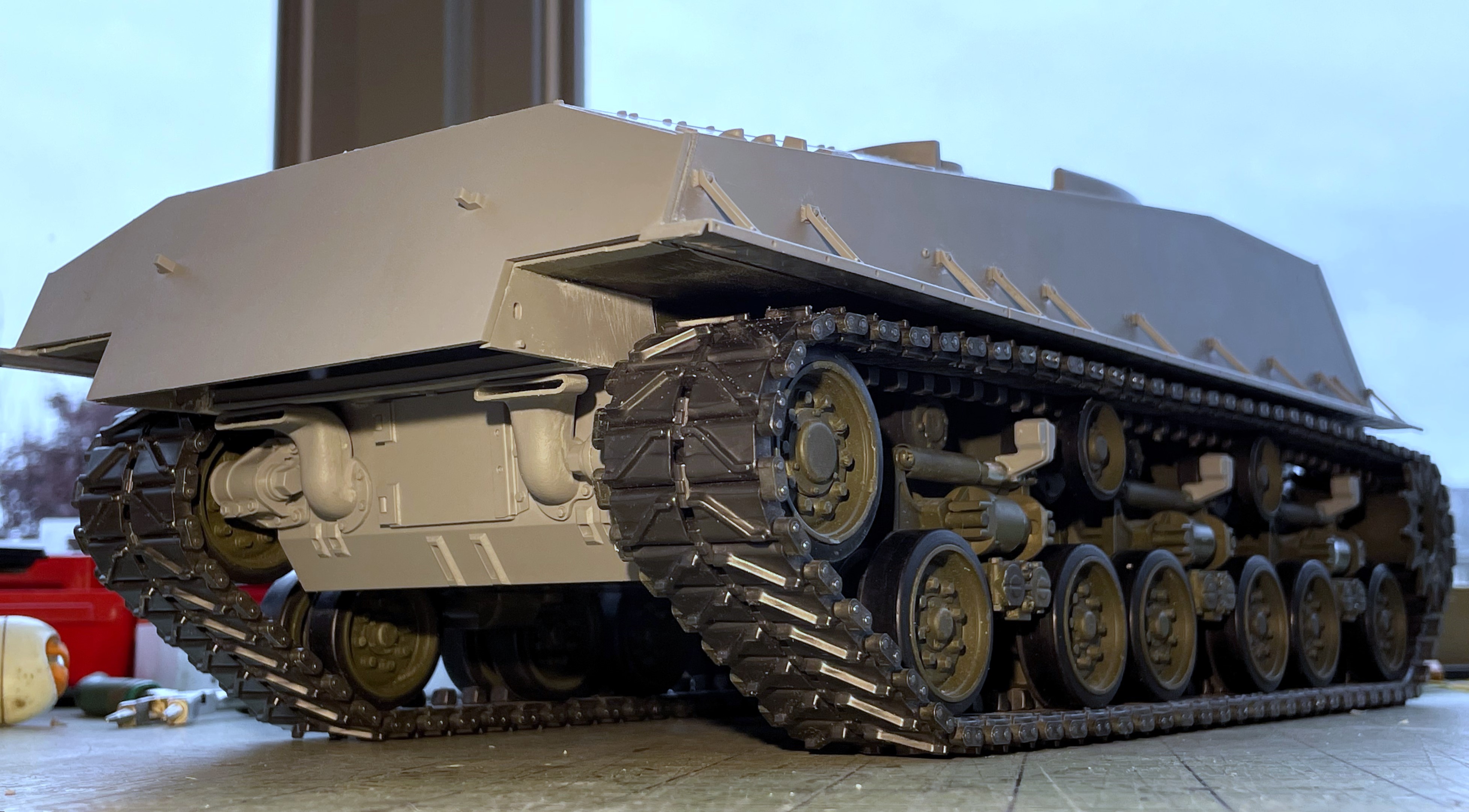 1/16 RC M4A3E8 Korean war - Restoring Tamiya M4 with Takom kit - build