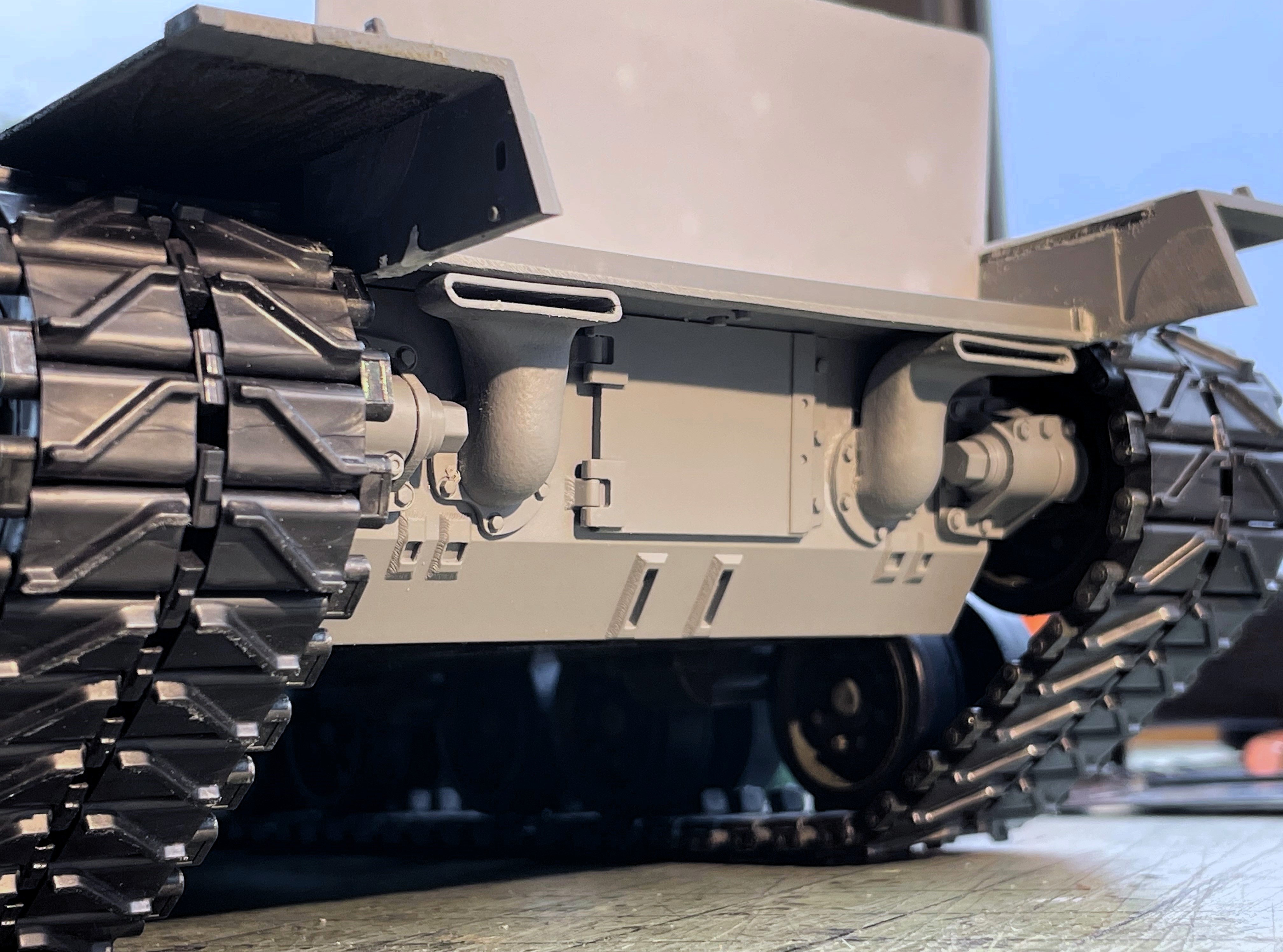 1/16 RC M4A3E8 Korean war - Restoring Tamiya M4 with Takom kit - build
