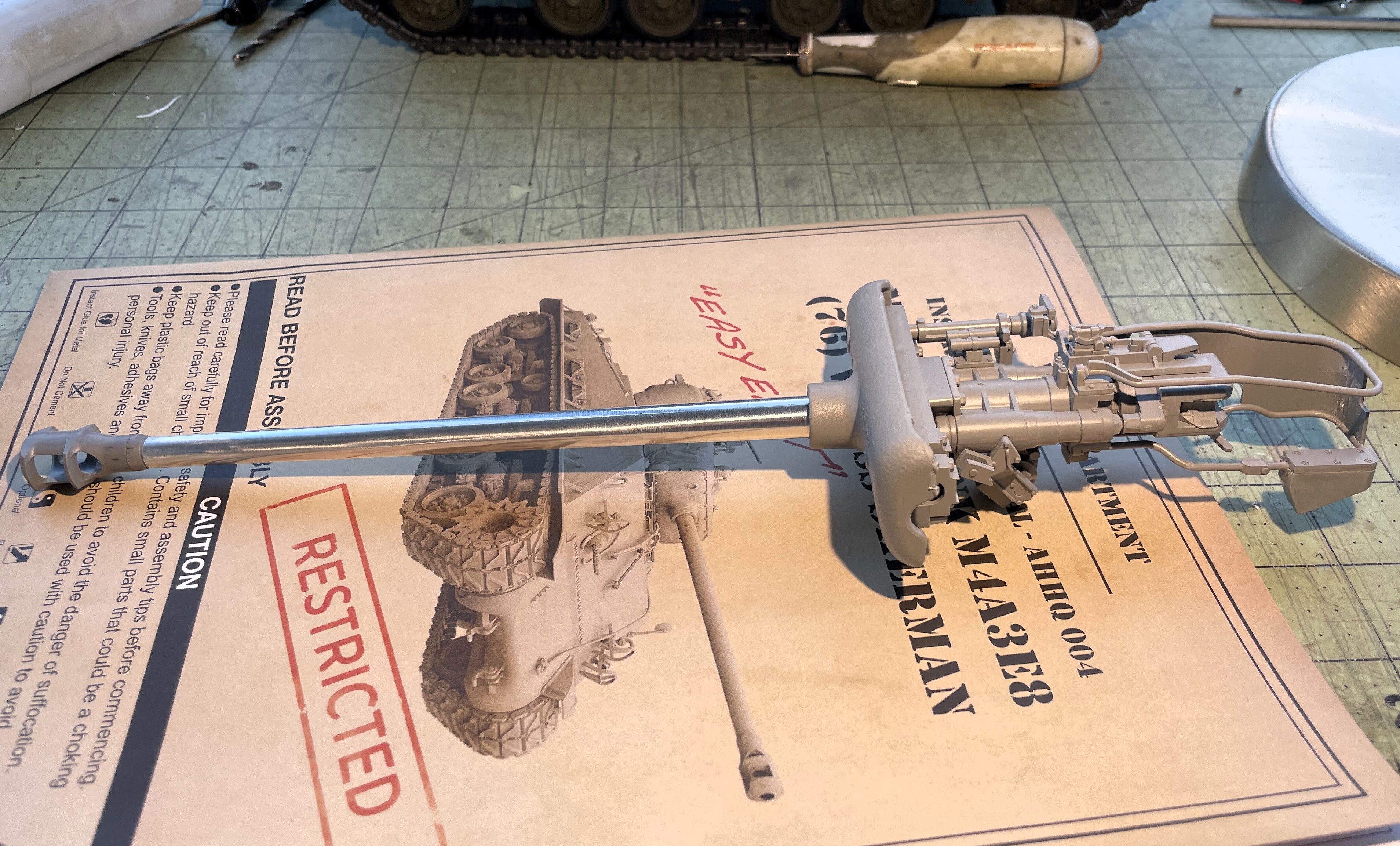 1/16 RC M4A3E8 Korean war - Restoring Tamiya M4 with Takom kit - build