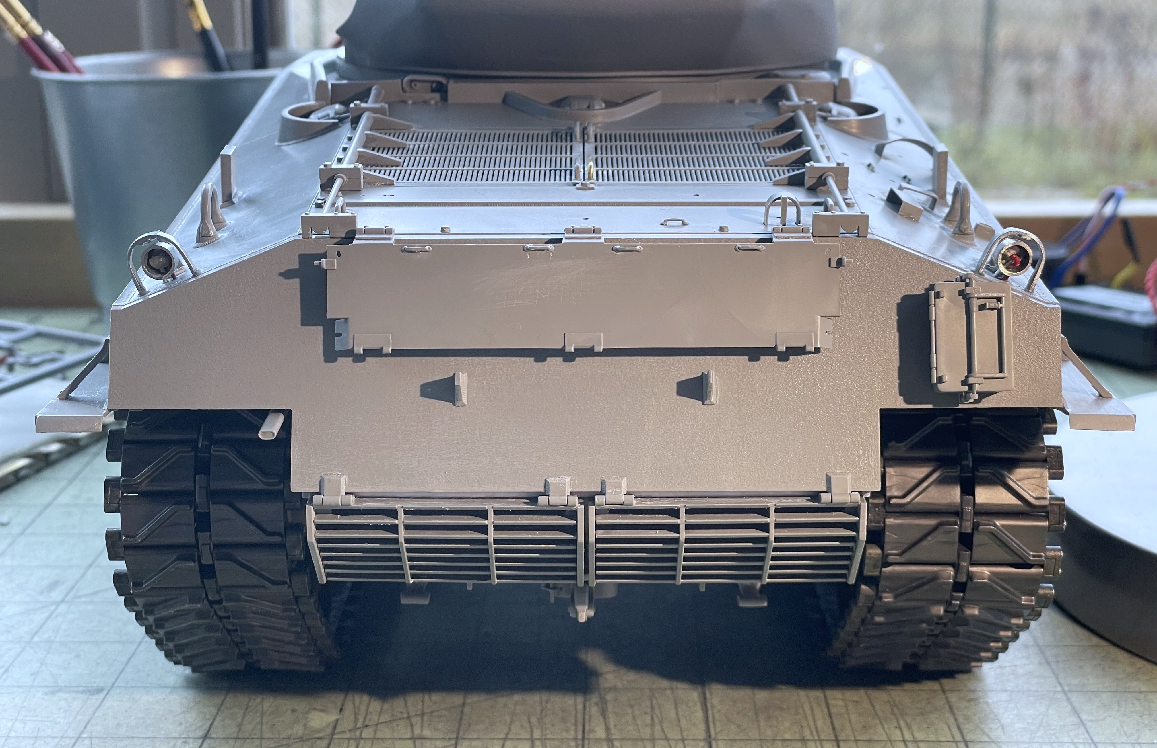 1/16 RC M4A3E8 Korean war - Restoring Tamiya M4 with Takom kit - build