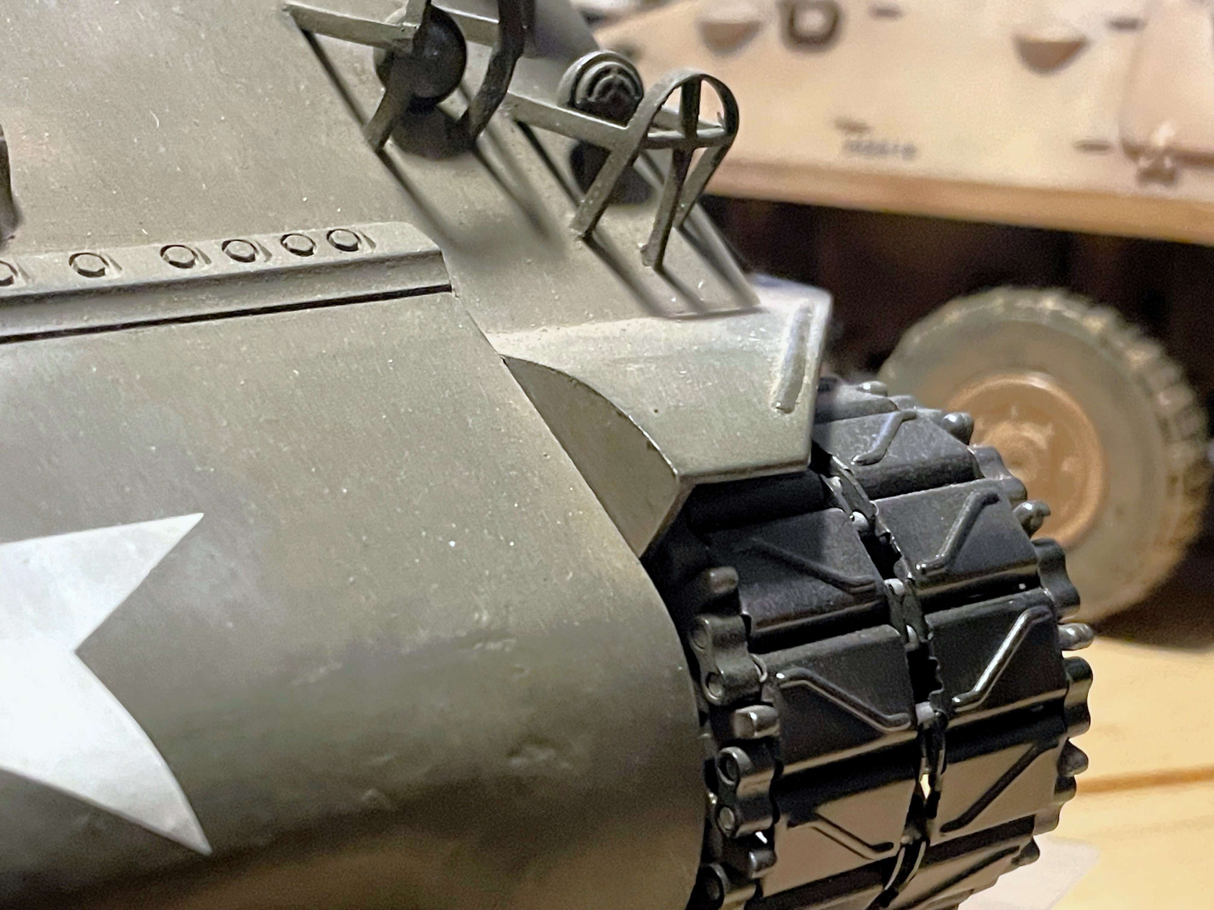 1/16 RC M4A3E8 Korean war - Restoring Tamiya M4 with Takom kit - build