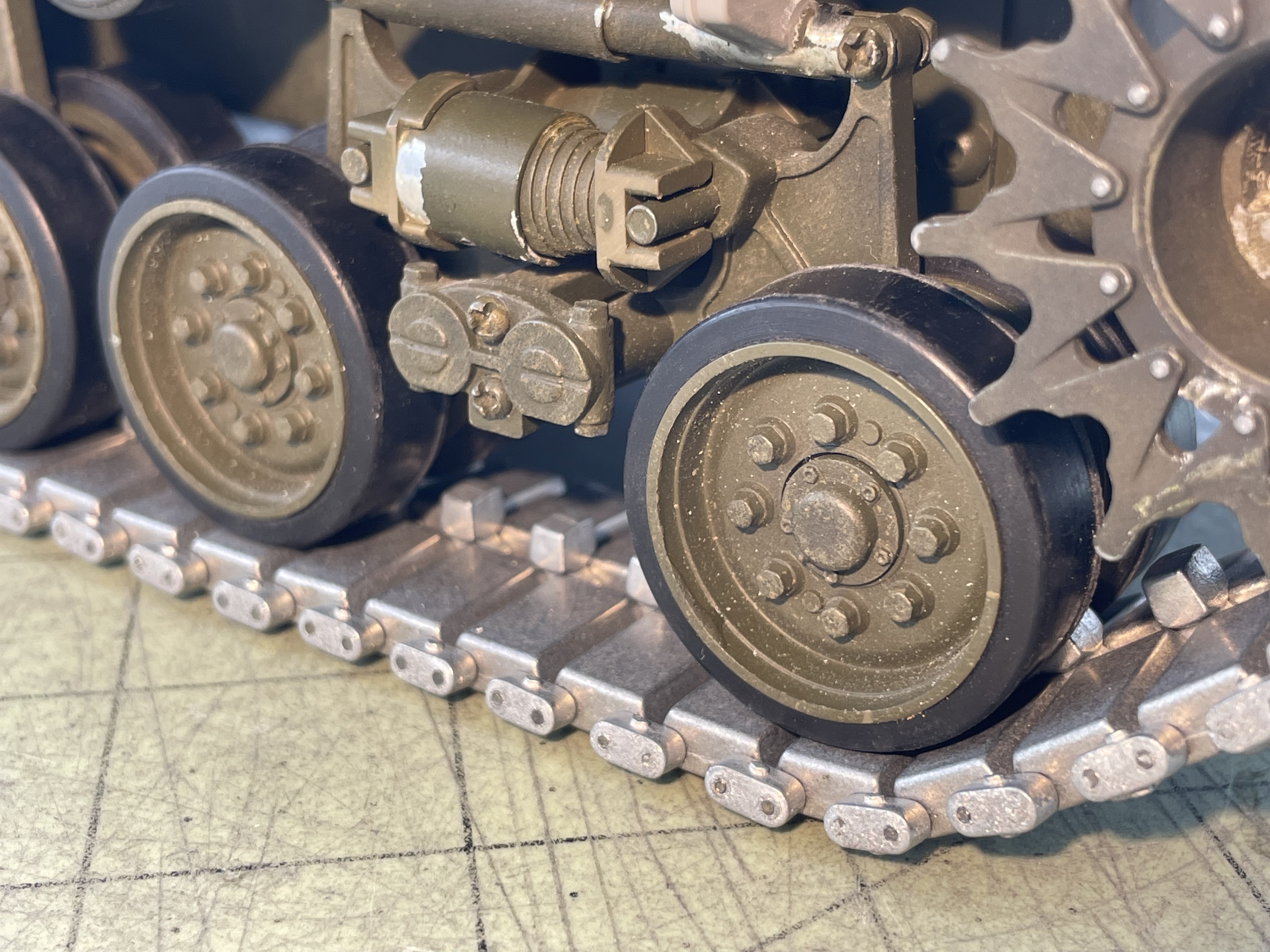 1/16 RC M4A3E8 Korean war - Restoring Tamiya M4 with Takom kit - build