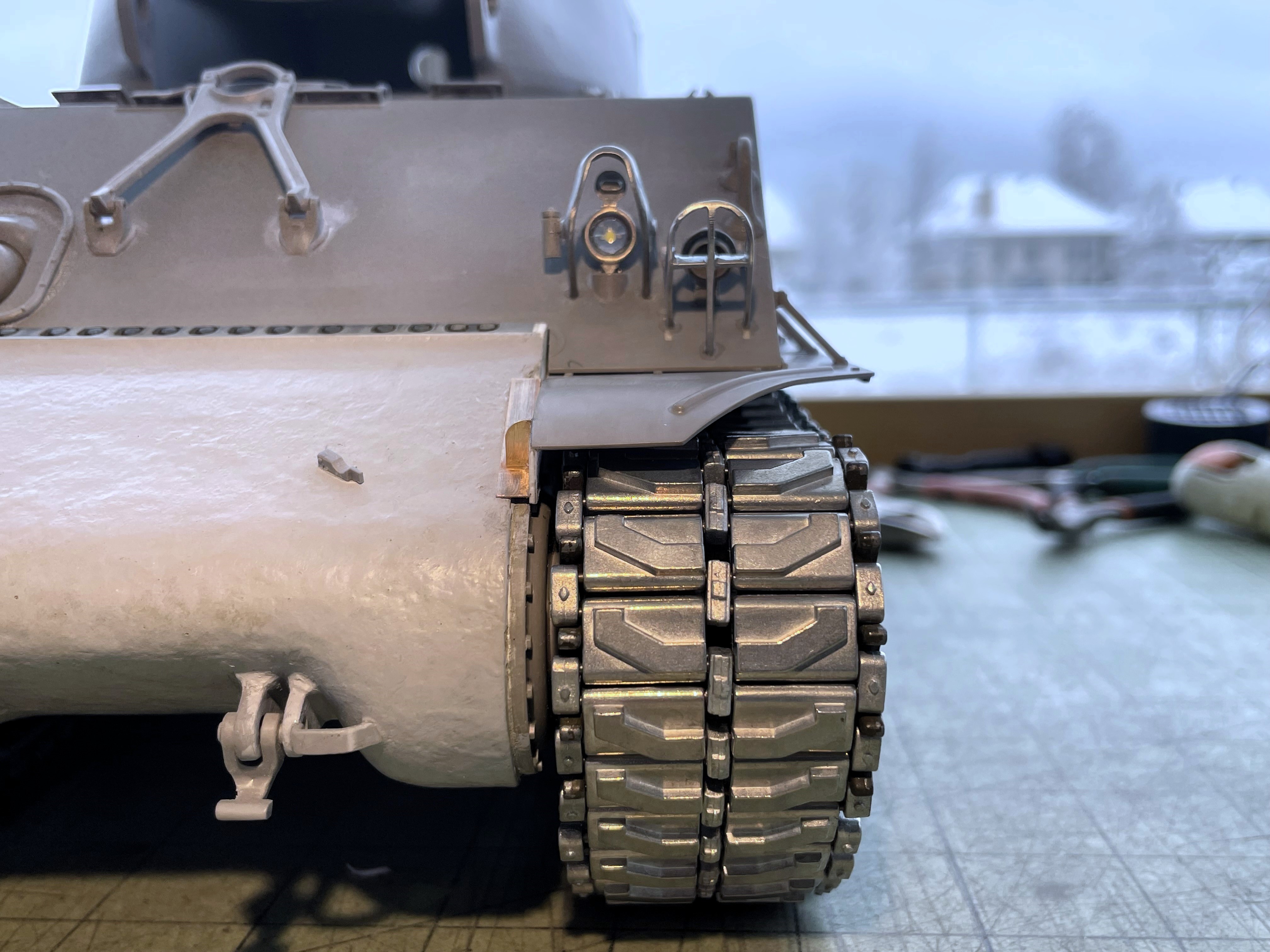 1/16 RC M4A3E8 Korean war - Restoring Tamiya M4 with Takom kit - build