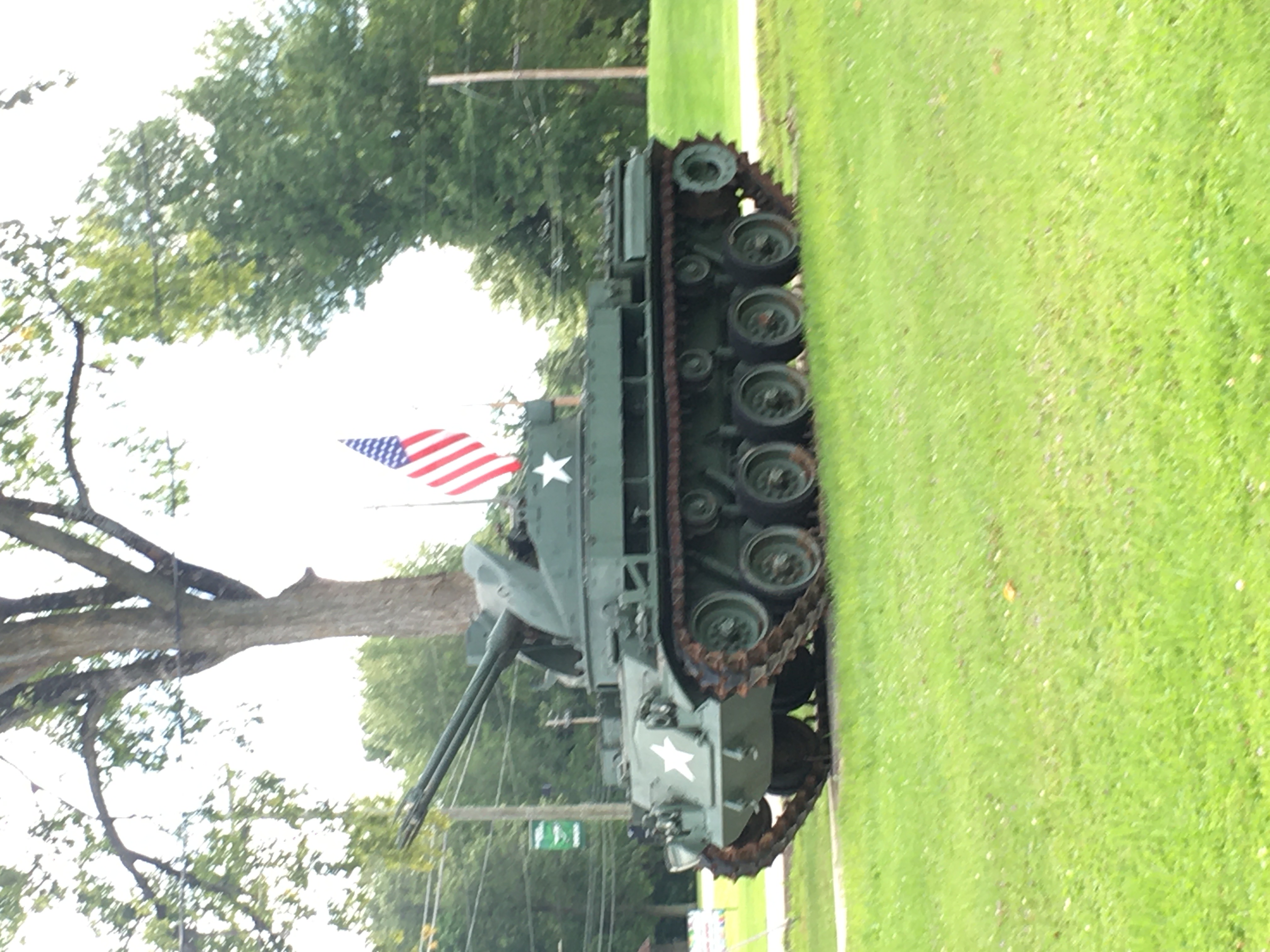 oh that reminds me of a M-42 Tank that is at a VFW about 8 miles from here