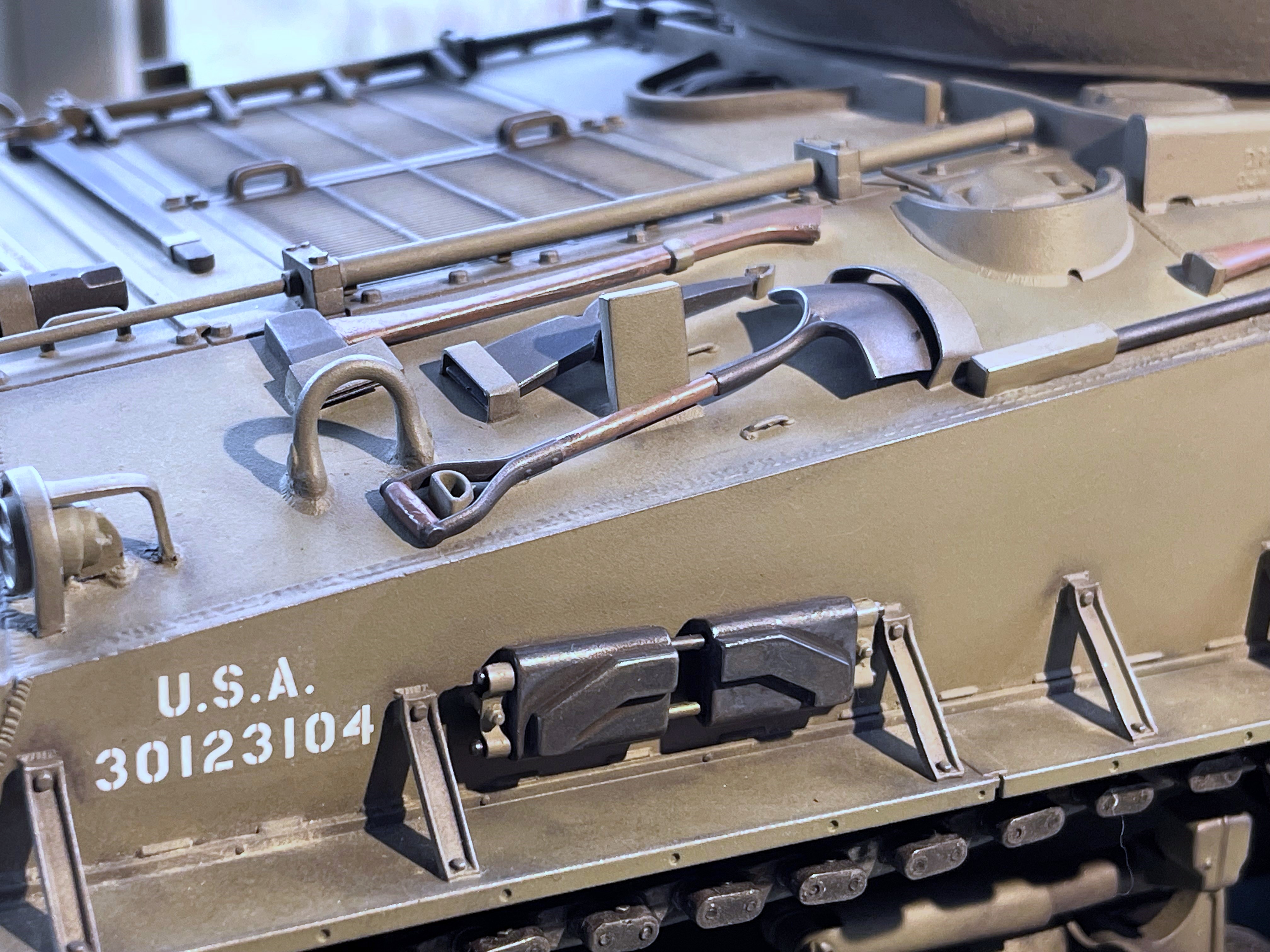1/16 RC M4A3E8 Korean war - Restoring Tamiya M4 with Takom kit - build
