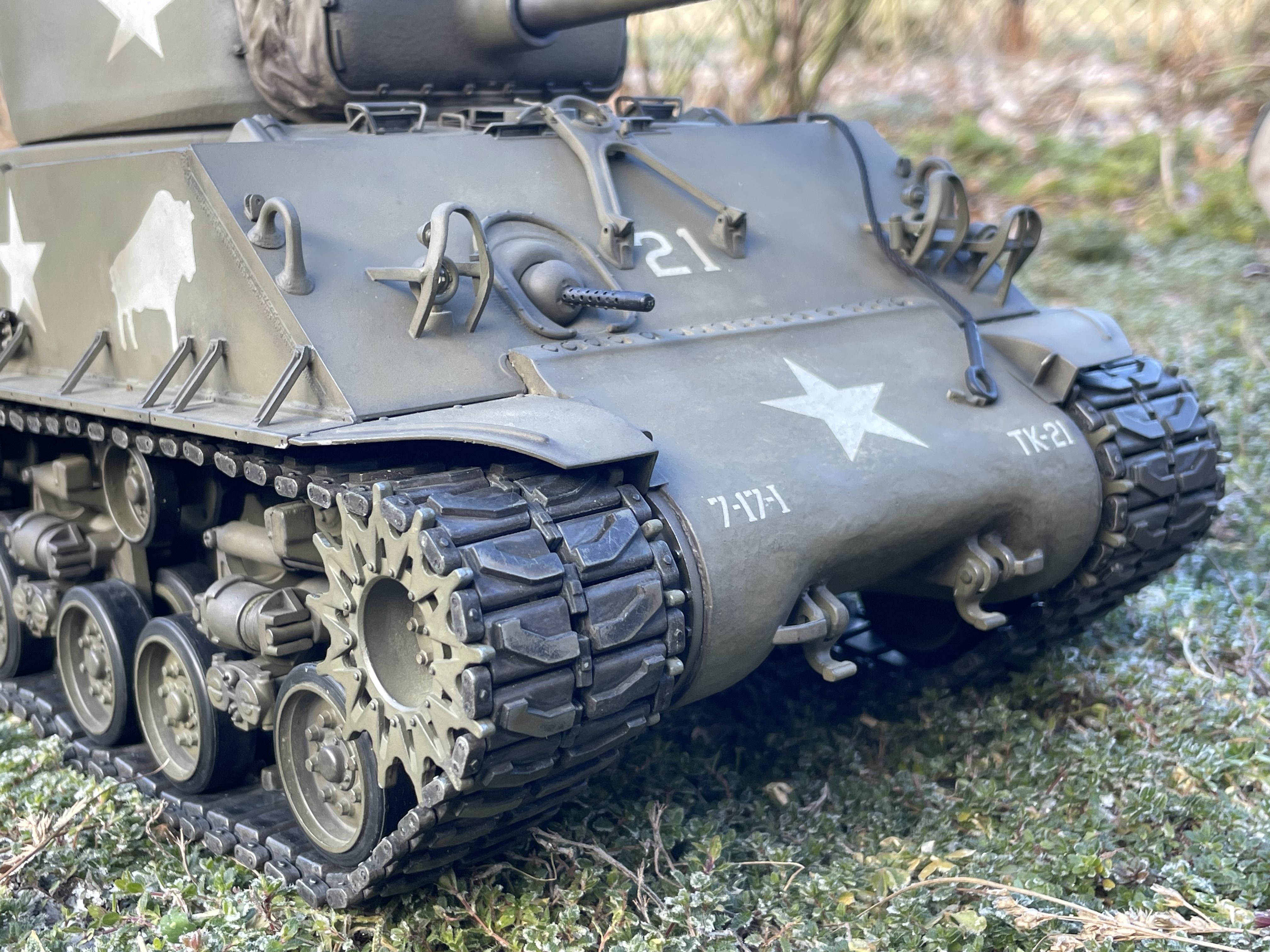 1/16 AHHQ/Takom Late model M4A3E8 Sherman converted to RC