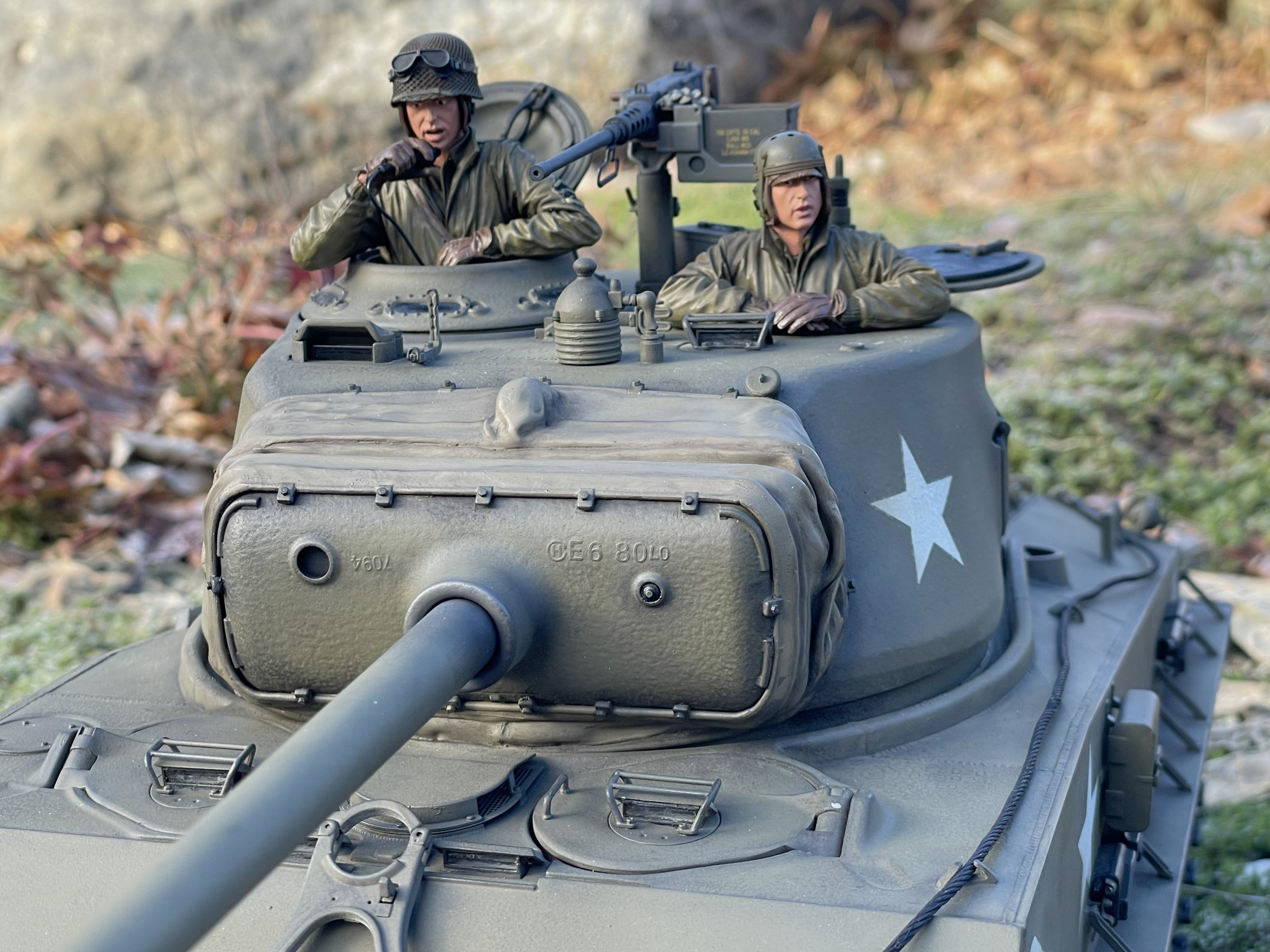 1/16 AHHQ/Takom Late model M4A3E8 Sherman converted to RC