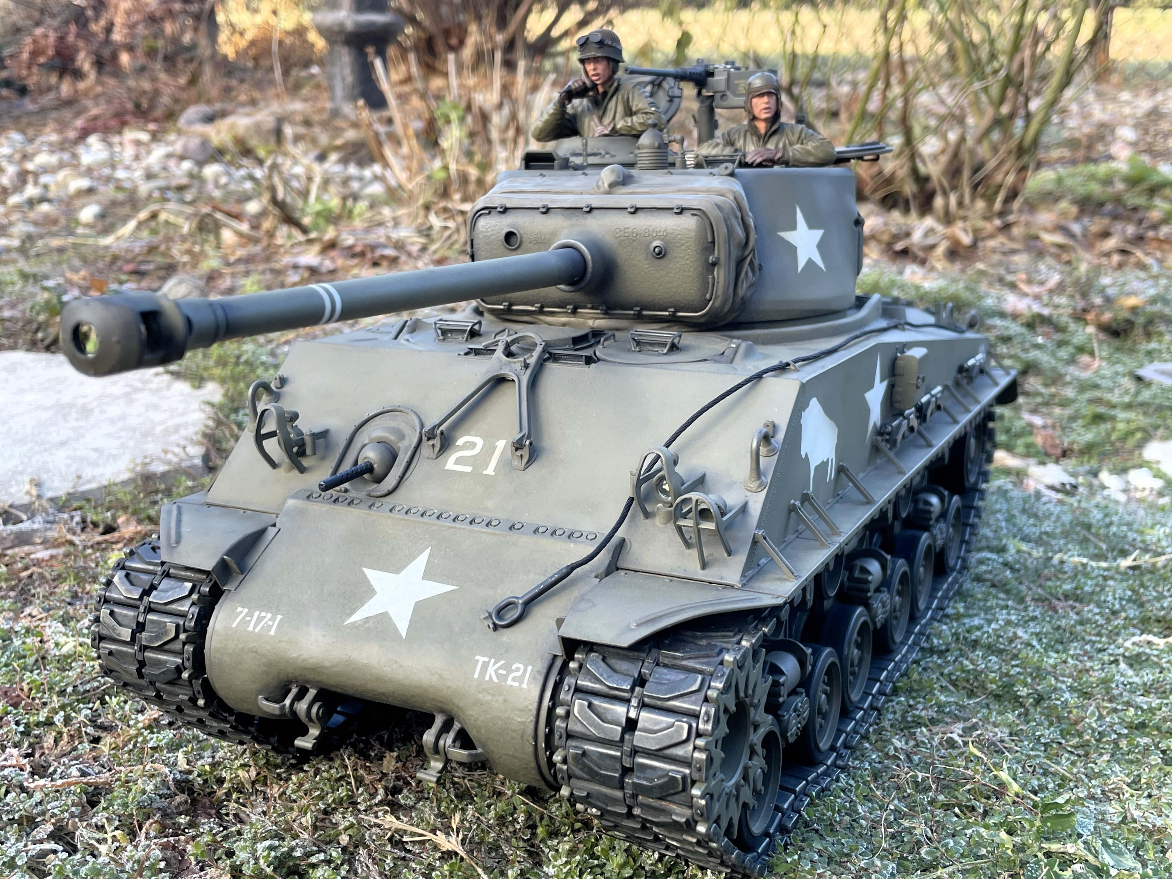 1/16 AHHQ/Takom Late model M4A3E8 Sherman converted to RC