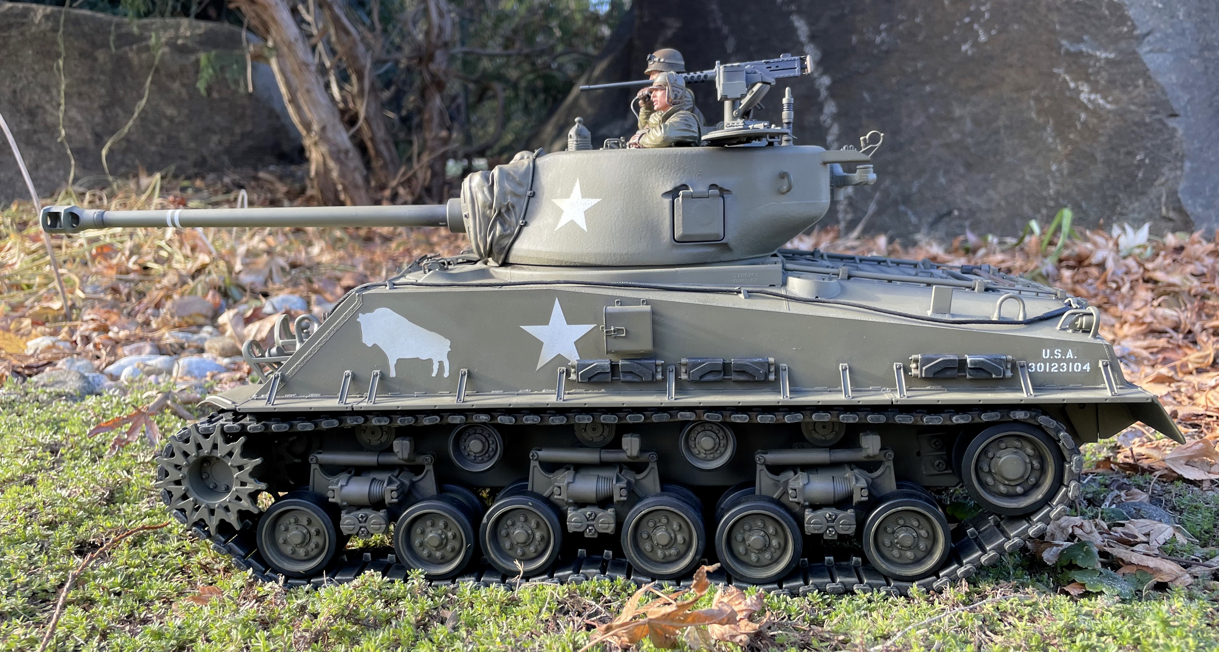1/16 AHHQ/Takom Late model M4A3E8 Sherman converted to RC