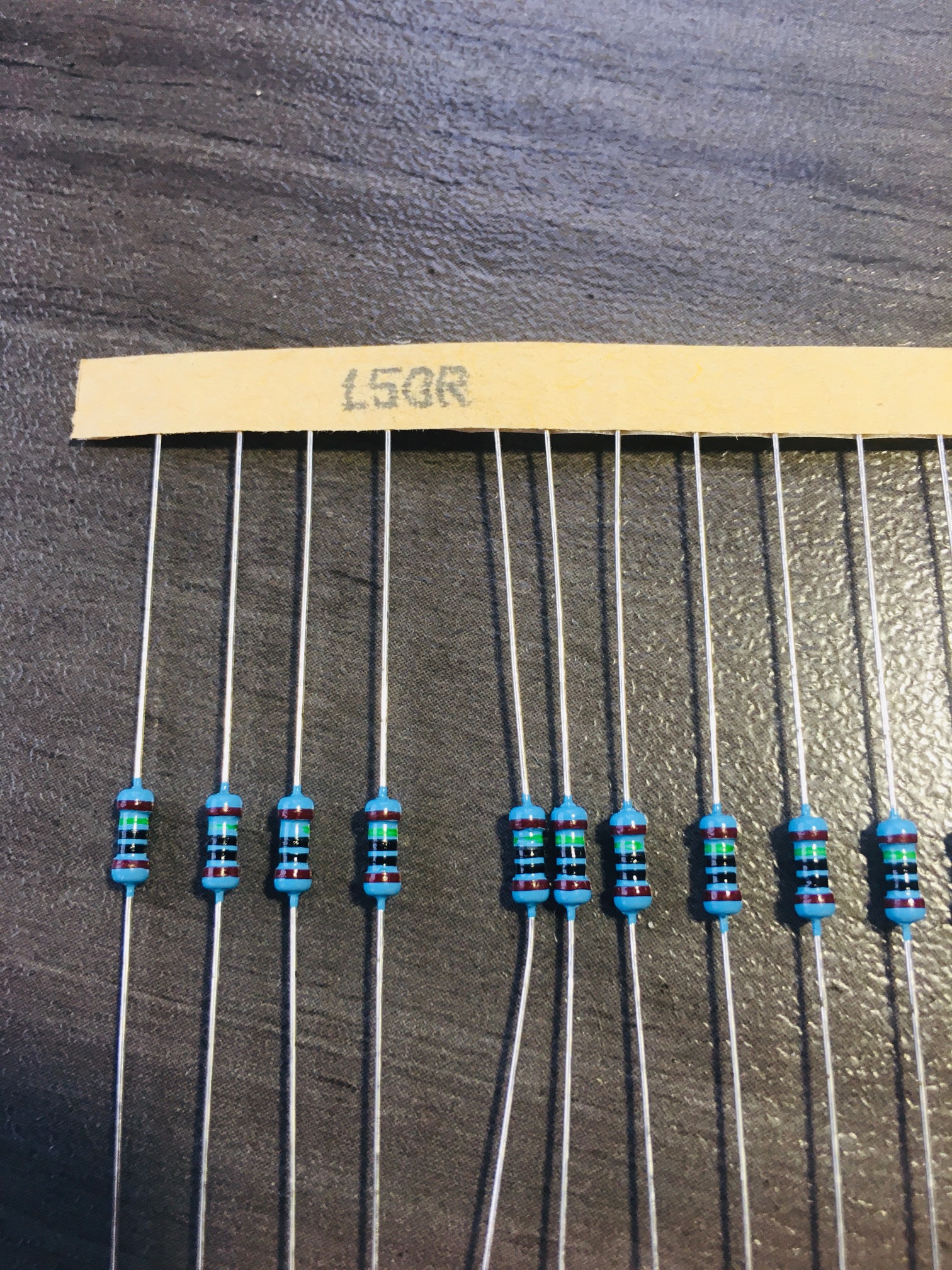 These are very small 1/8 watt Resistors