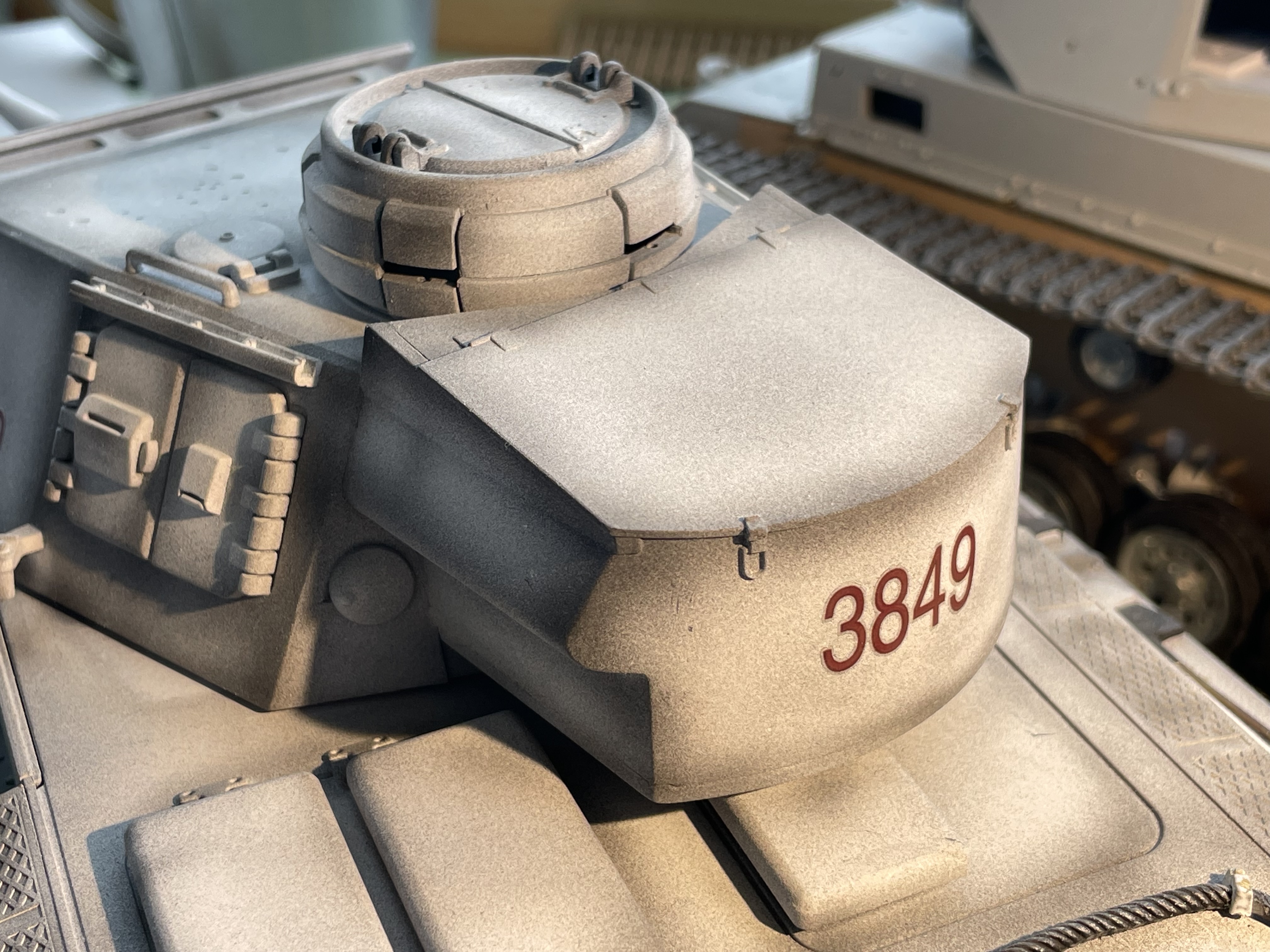 1/16 PzKpfw III Ausf M - Trumpeter/Heller kit with Taigen hull integration - Build