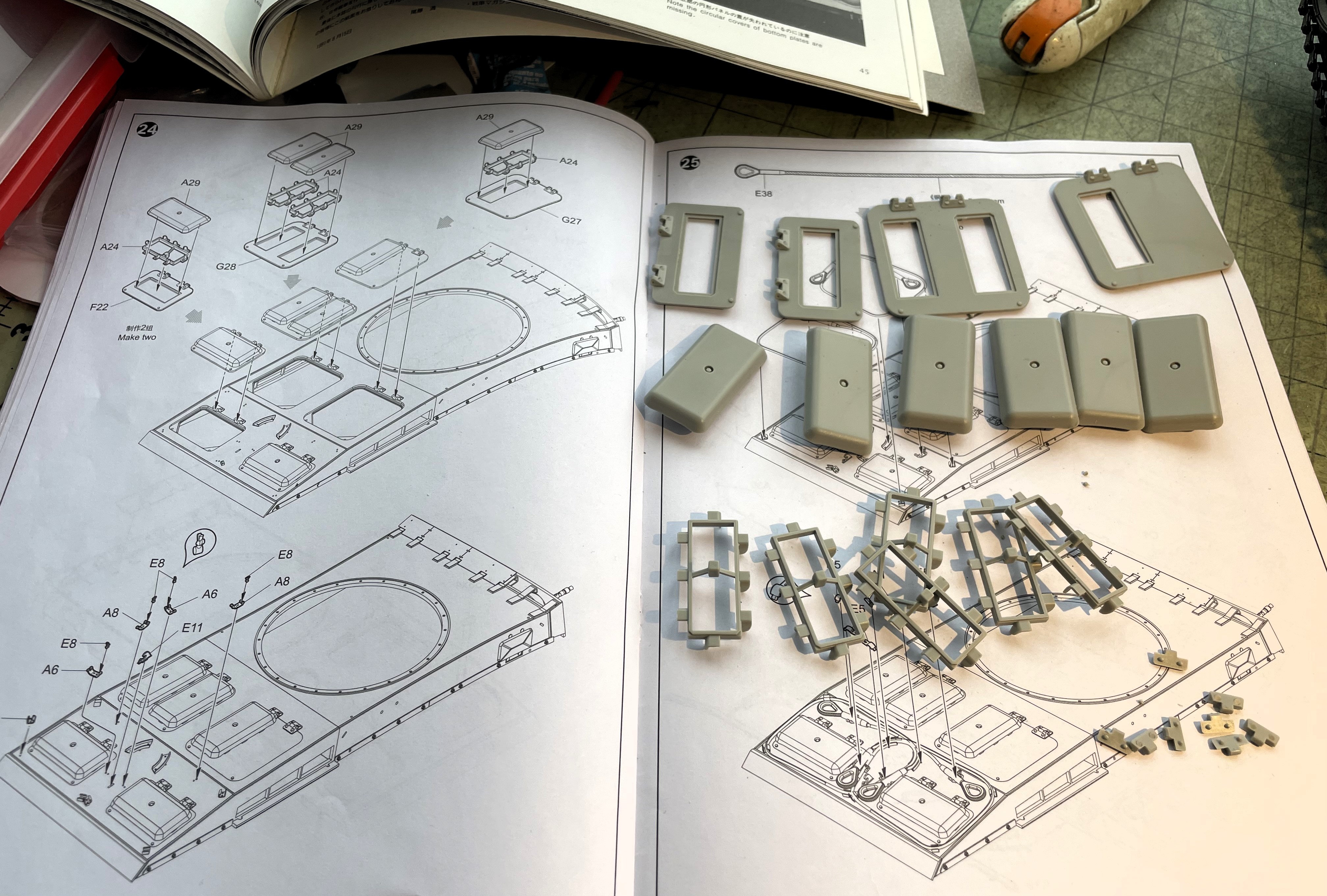 1/16 PzKpfw III Ausf M - Trumpeter/Heller kit with Taigen hull integration - Build