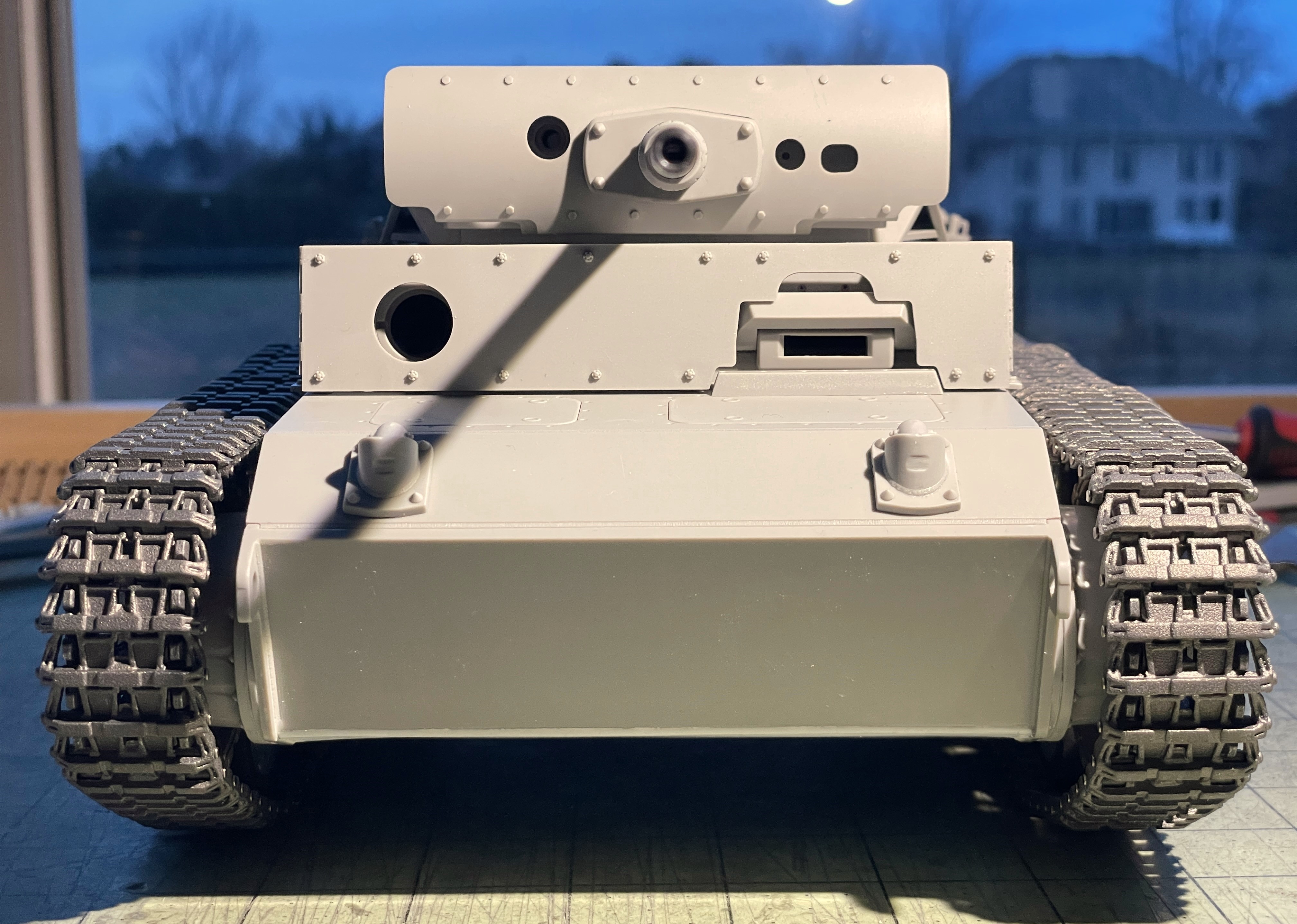 1/16 PzKpfw III Ausf M - Trumpeter/Heller kit with Taigen hull integration - Build