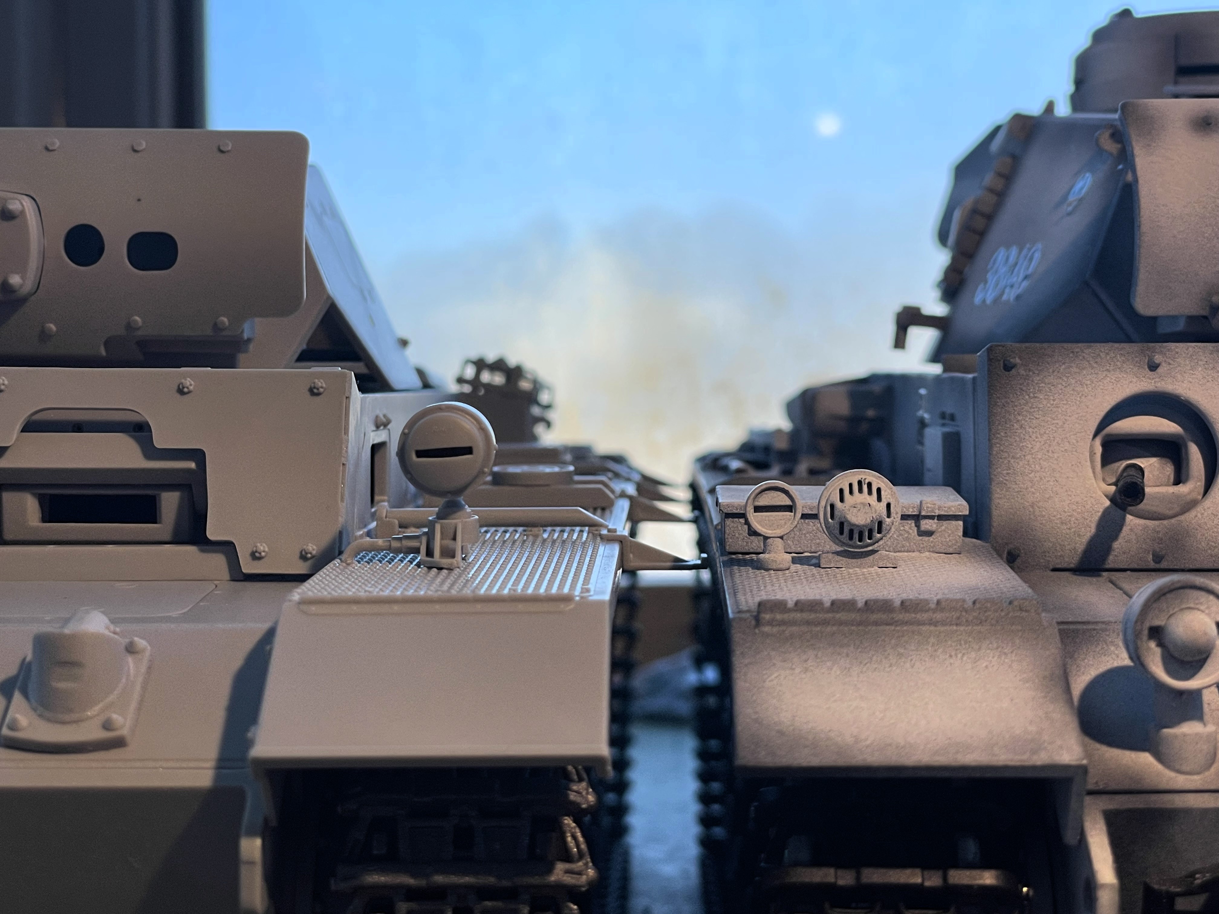 1/16 PzKpfw III Ausf M - Trumpeter/Heller kit with Taigen hull integration - Build