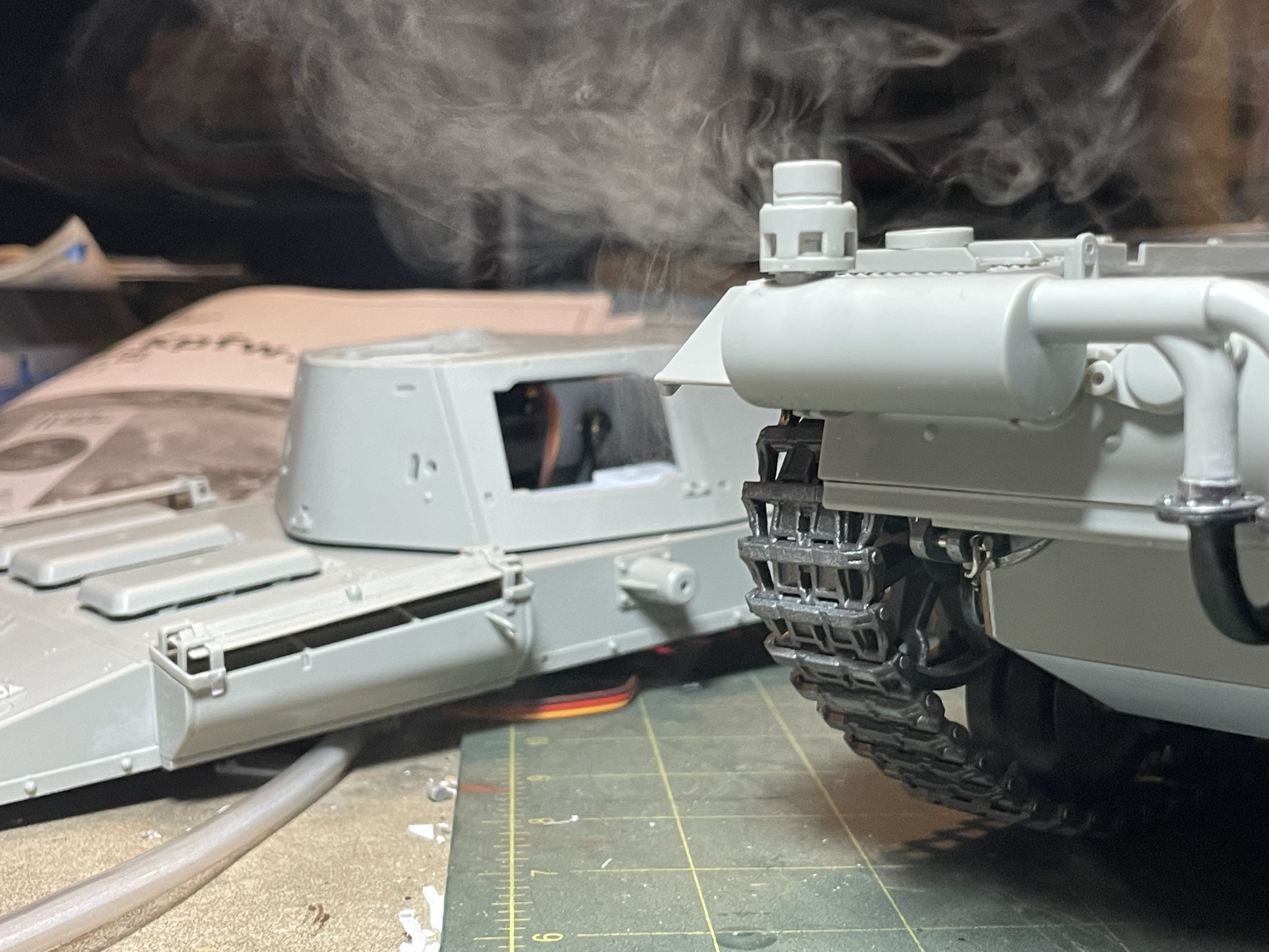 1/16 PzKpfw III Ausf M - Trumpeter/Heller kit with Taigen hull integration - Build