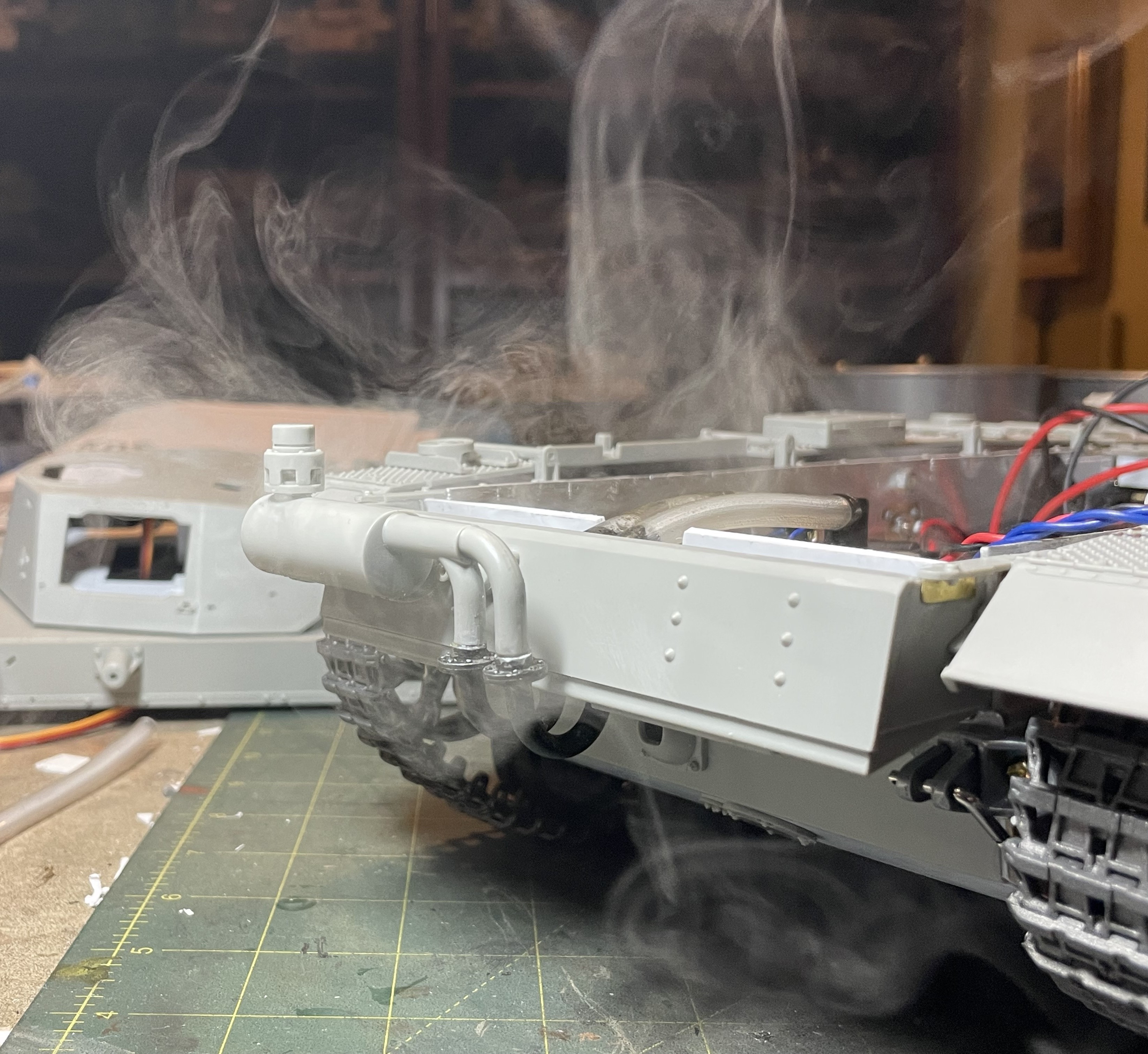1/16 PzKpfw III Ausf M - Trumpeter/Heller kit with Taigen hull integration - Build