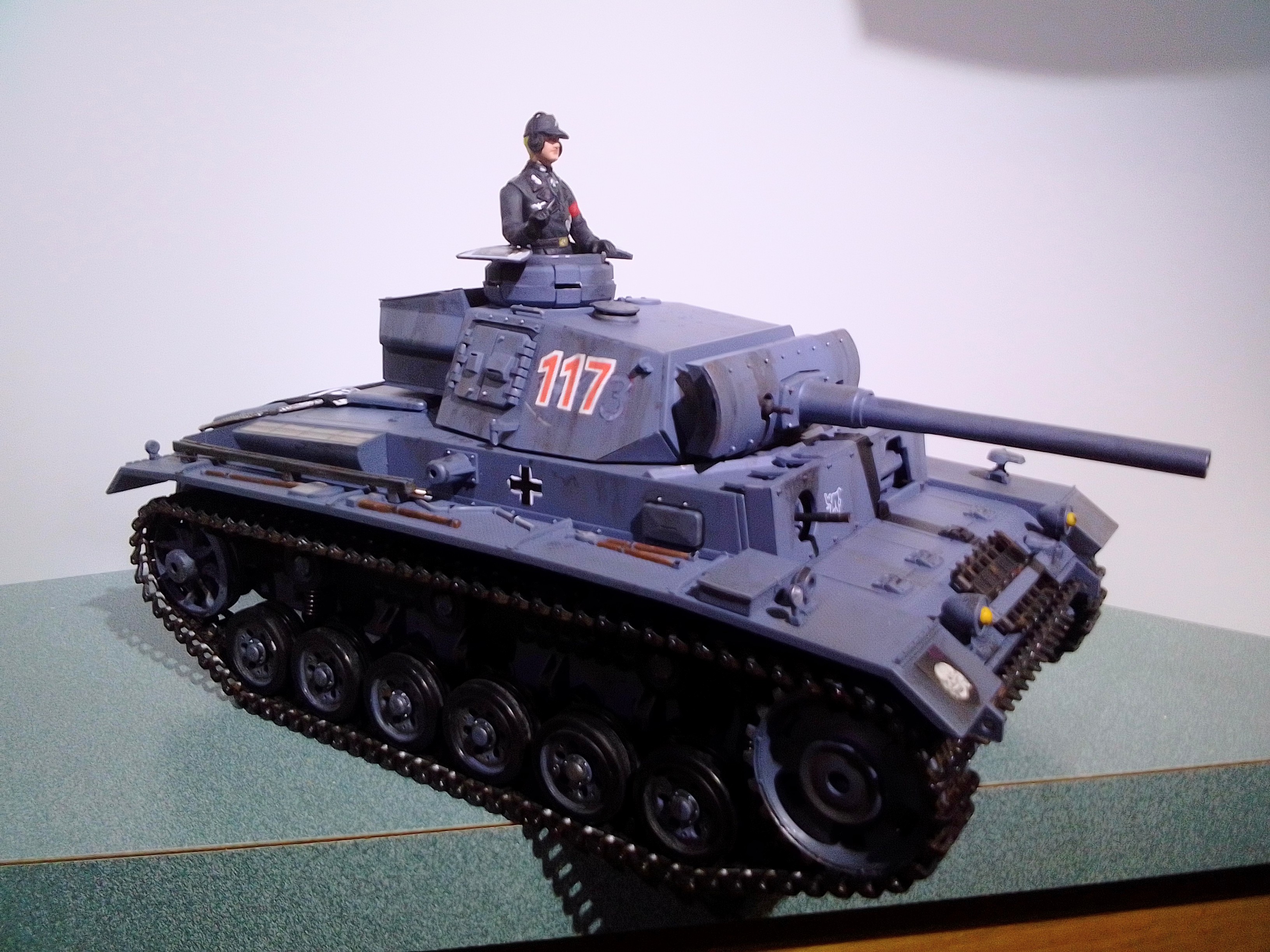 A rather poor picture of my panzerIII.
