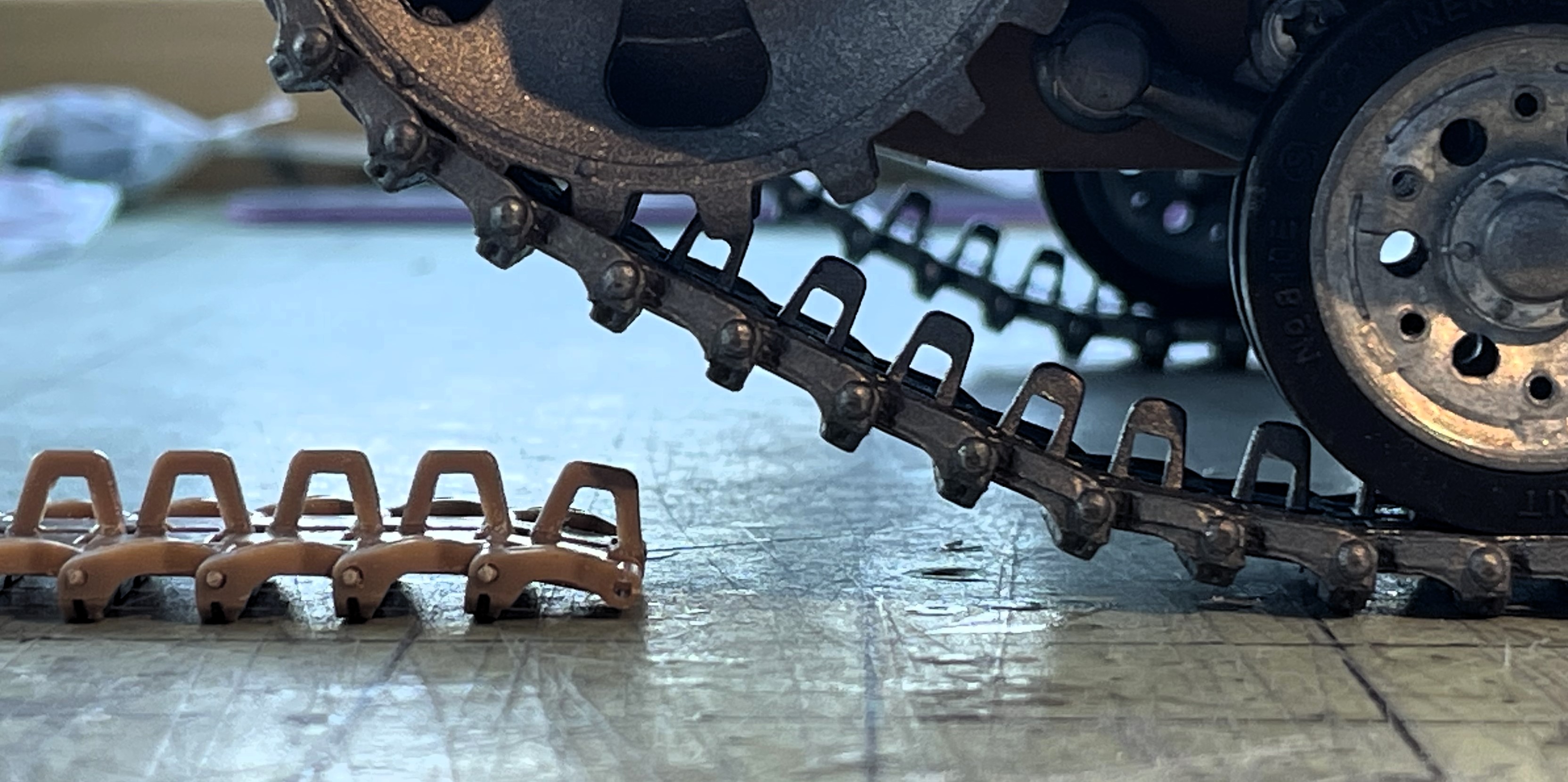 1/16 PzKpfw III Ausf M - Trumpeter/Heller kit with Taigen hull integration - Build